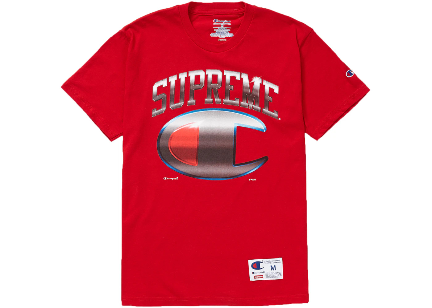 Supreme Champion Chrome S/S Top Red - 1