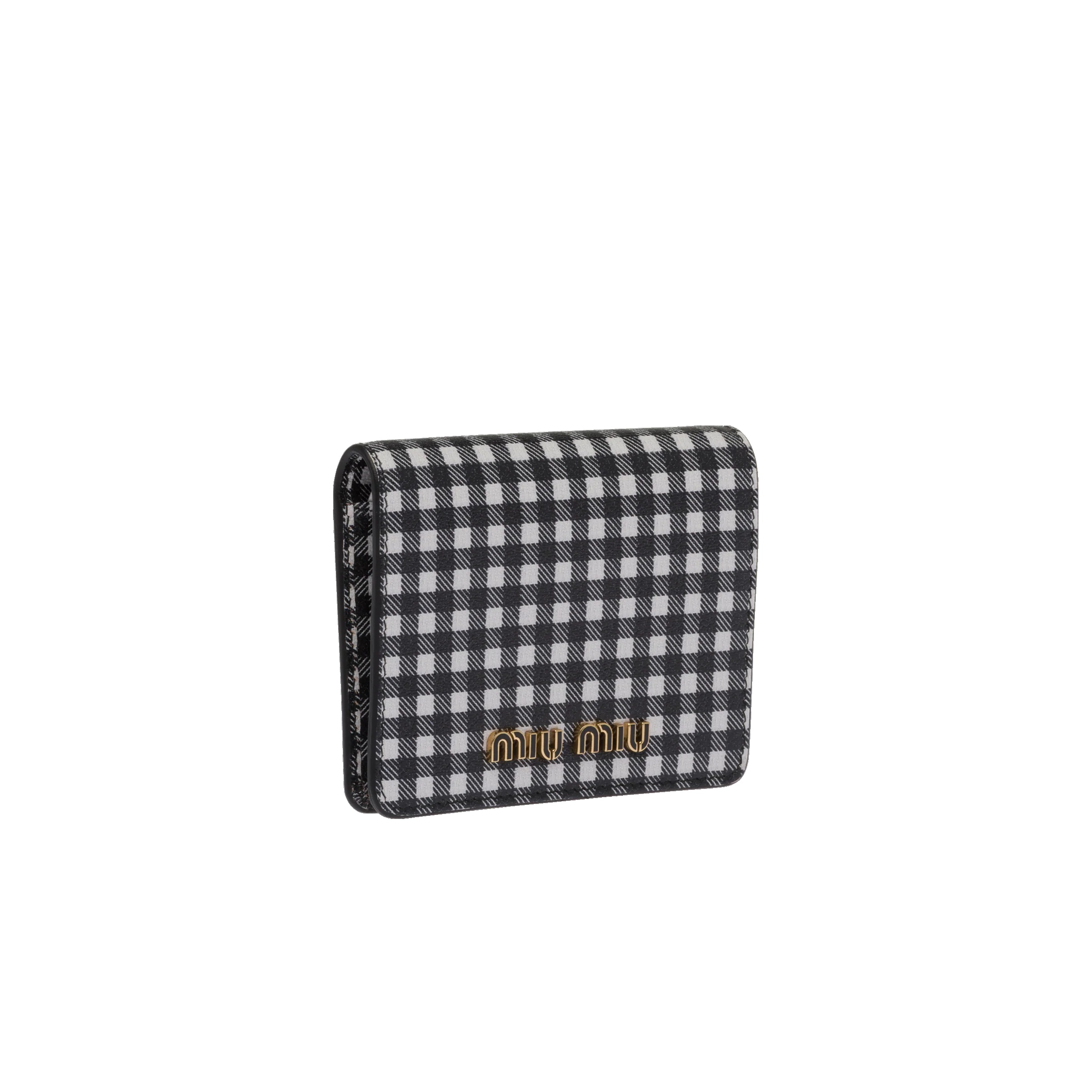Small printed Madras leather wallet - 3