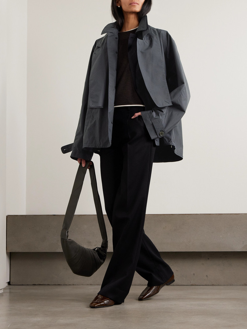 Tibi Charles Checked Cotton-blend Jacket outlook