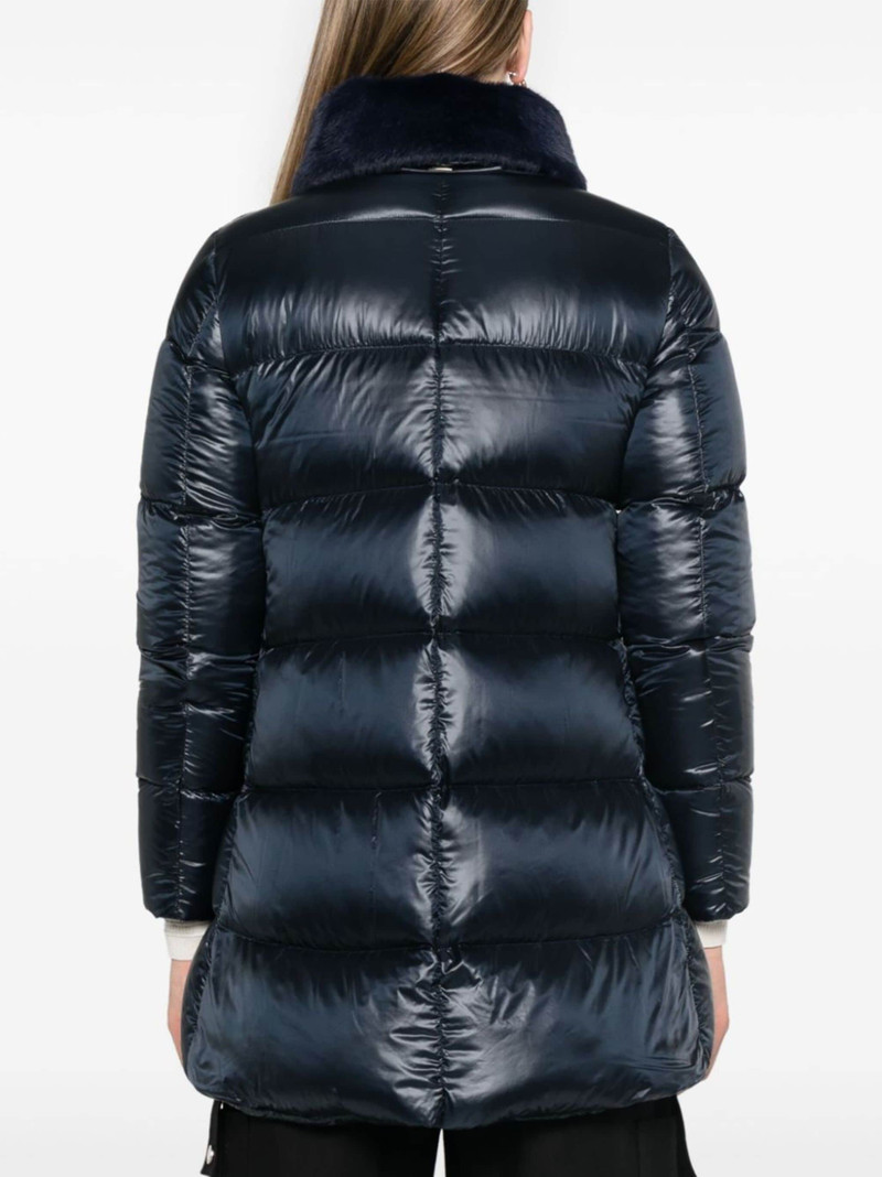 faux-fur 칼라 퍼퍼 재킷 4