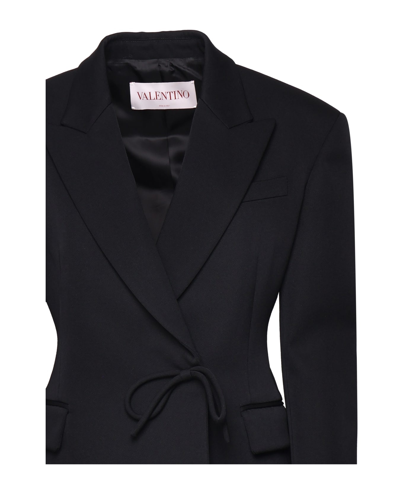 Black Wool Blazer - 2