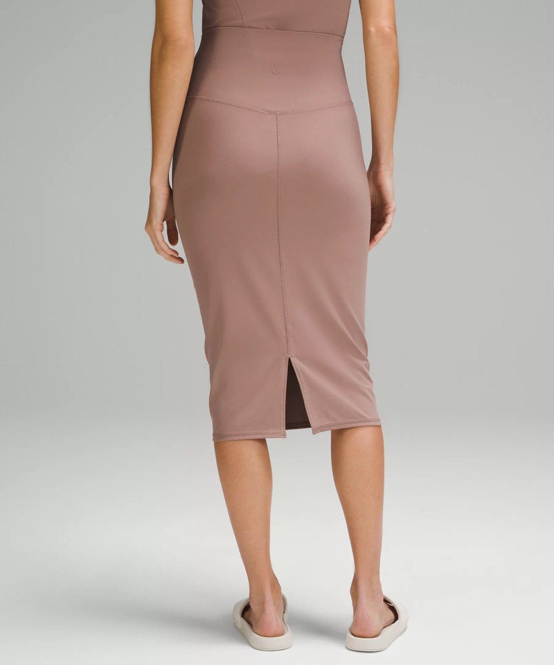 Nulu Slim-Fit High-Rise Midi Skirt 3