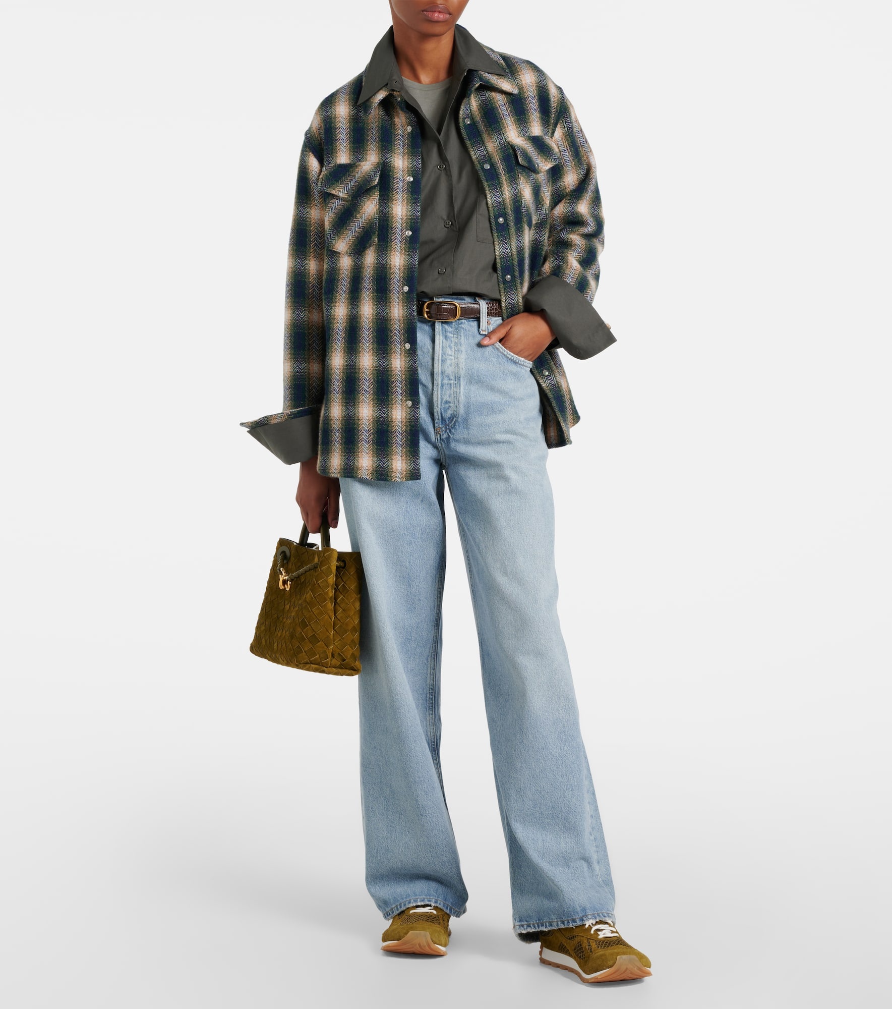 Low Slung Baggy mid-rise jeans - 2