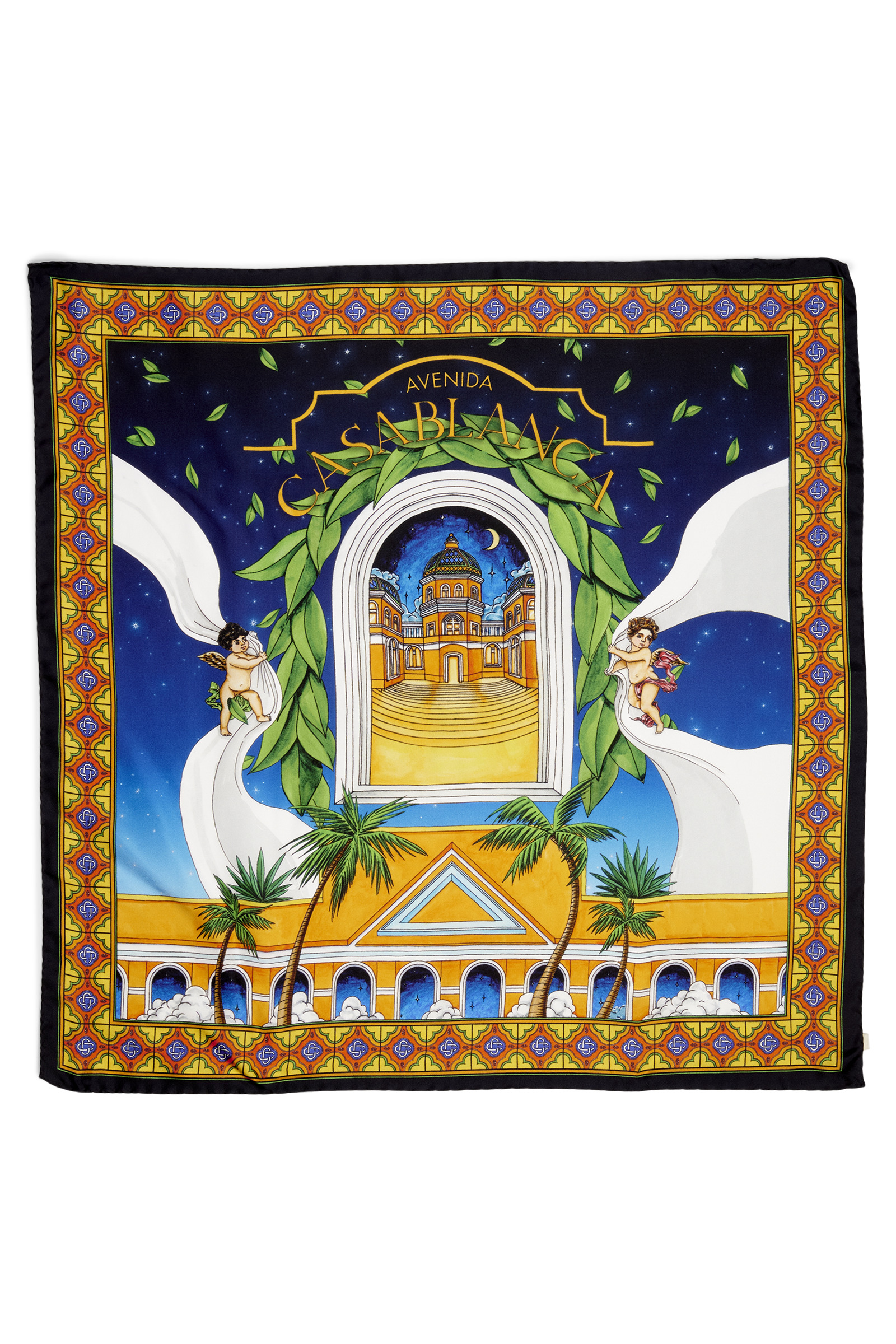 Maison D'Ete Medium Silk Scarf - 1