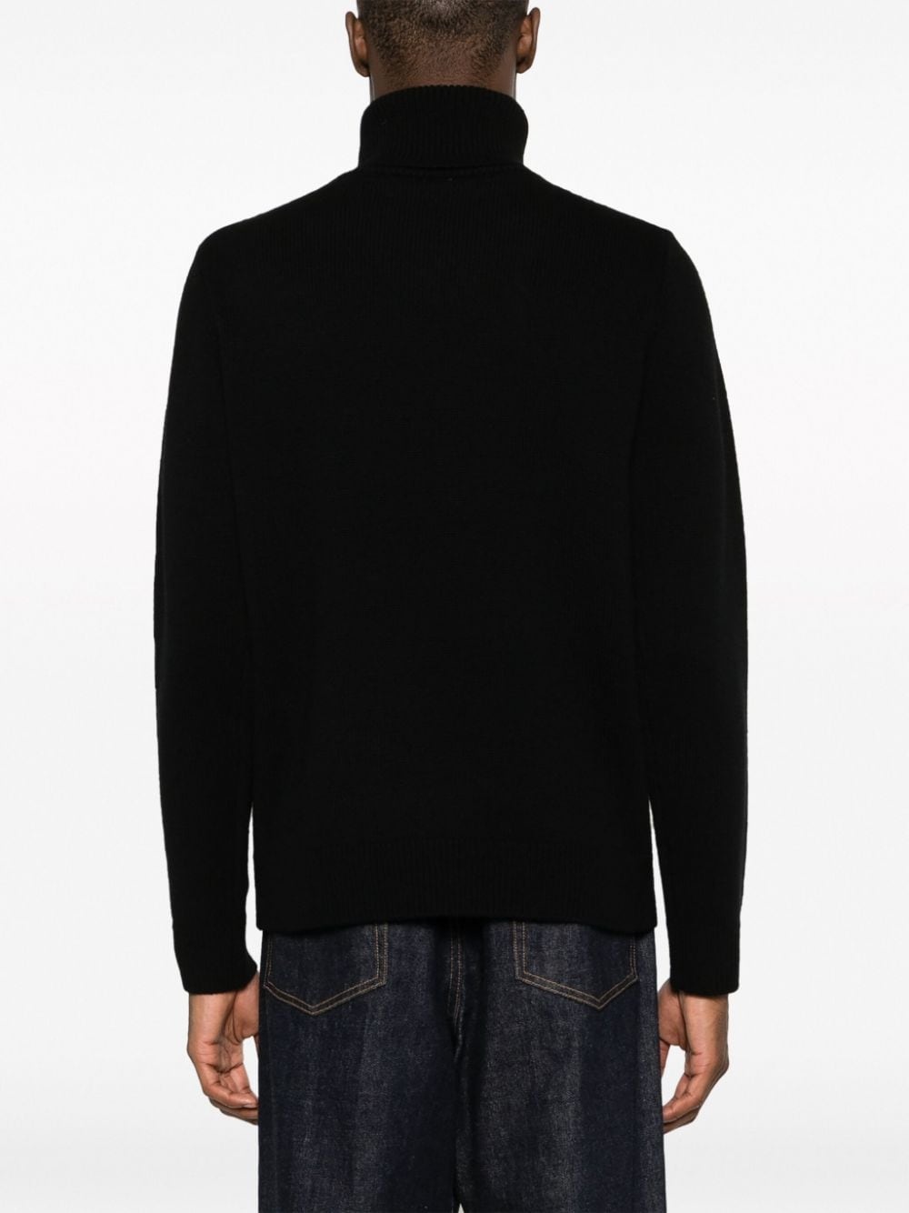 roll-neck wool-blend jumper - 4