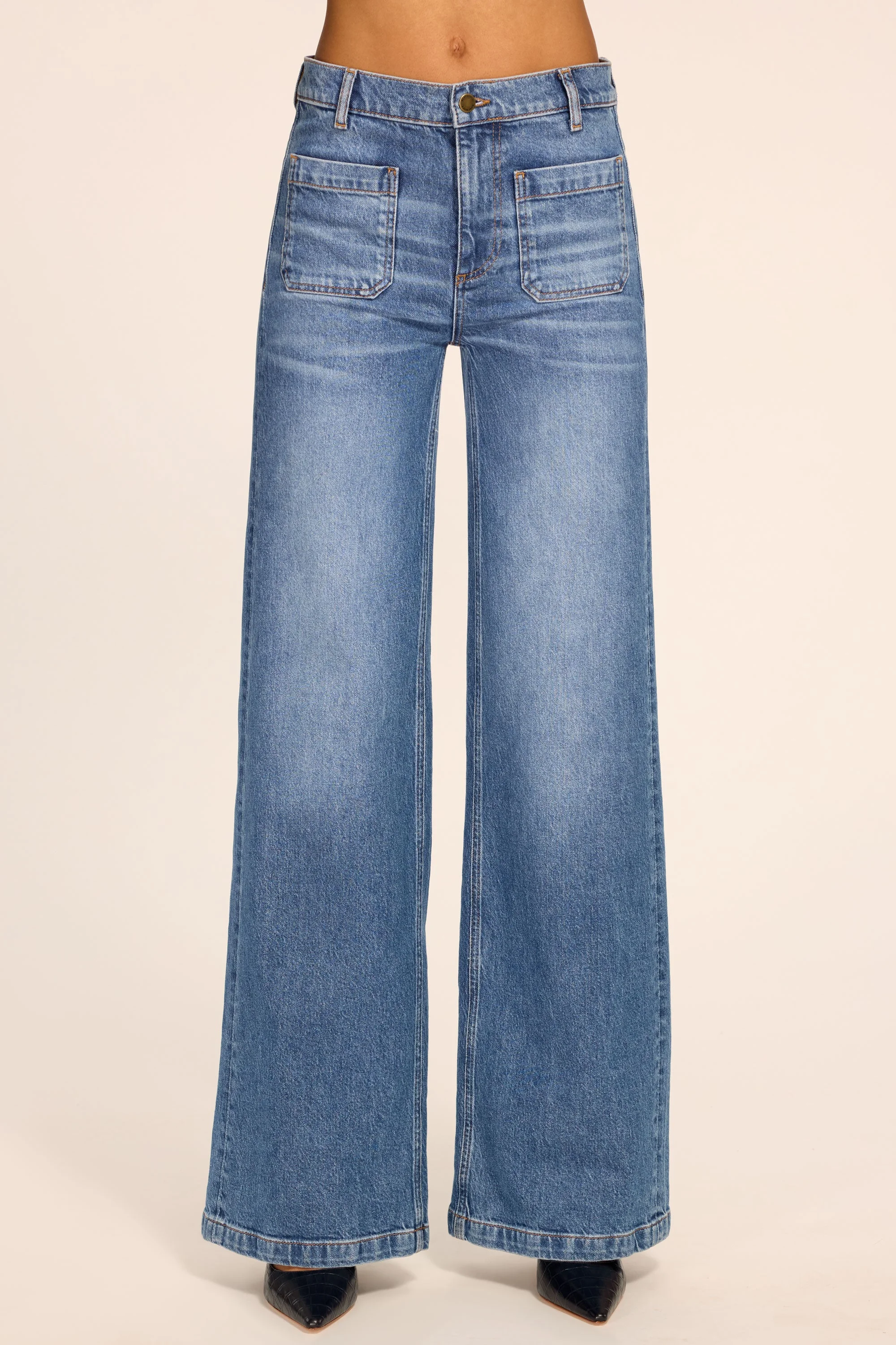 Cleo Wide Leg Jean - 1