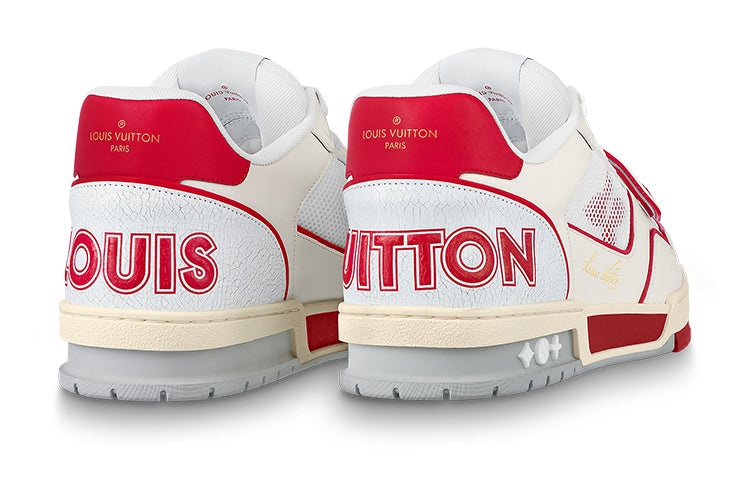 LOUIS VUITTON LV Trainers 'Red Mesh' 1A98VI - 3