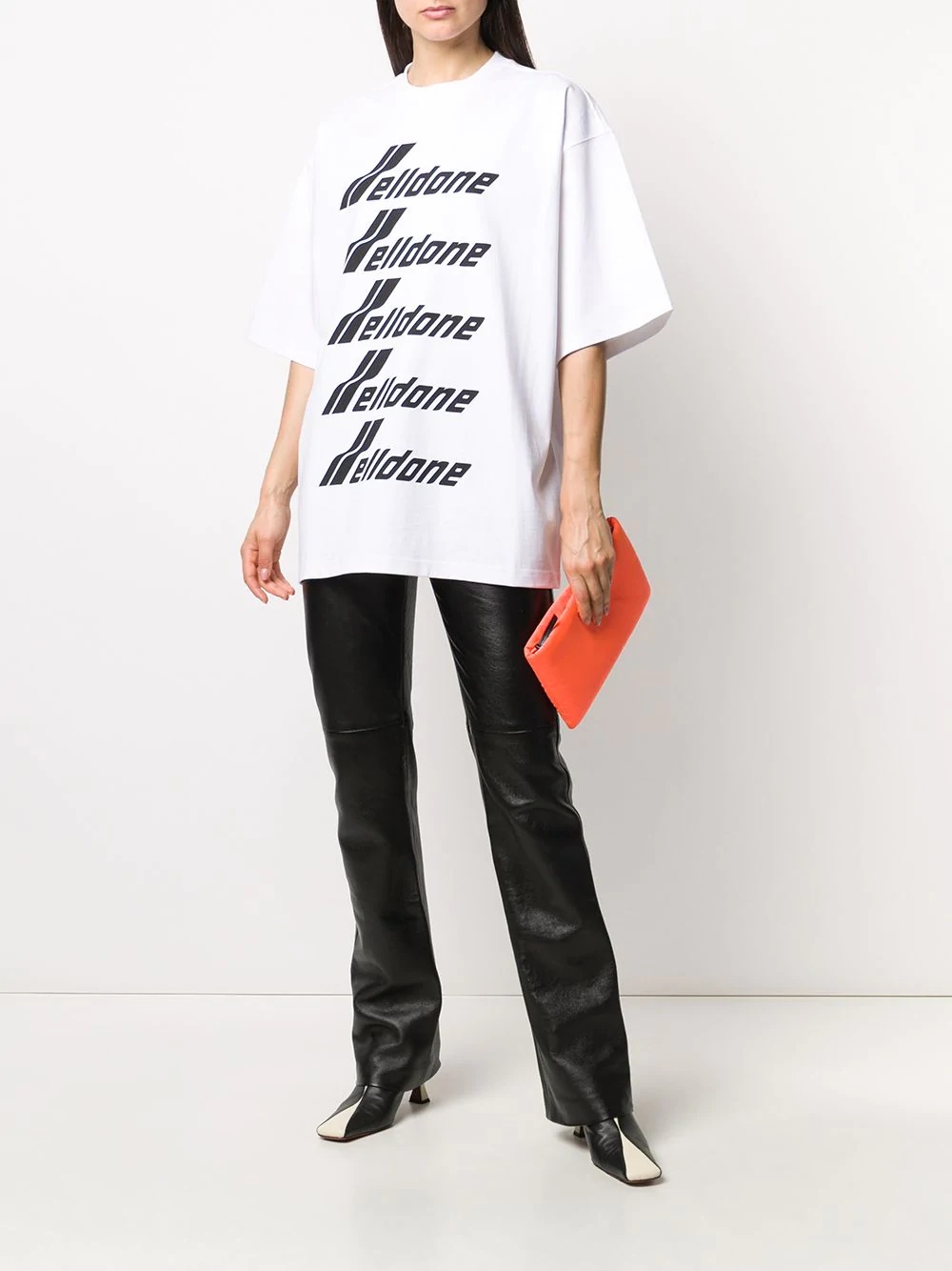 oversized logo-print T-shirt - 3