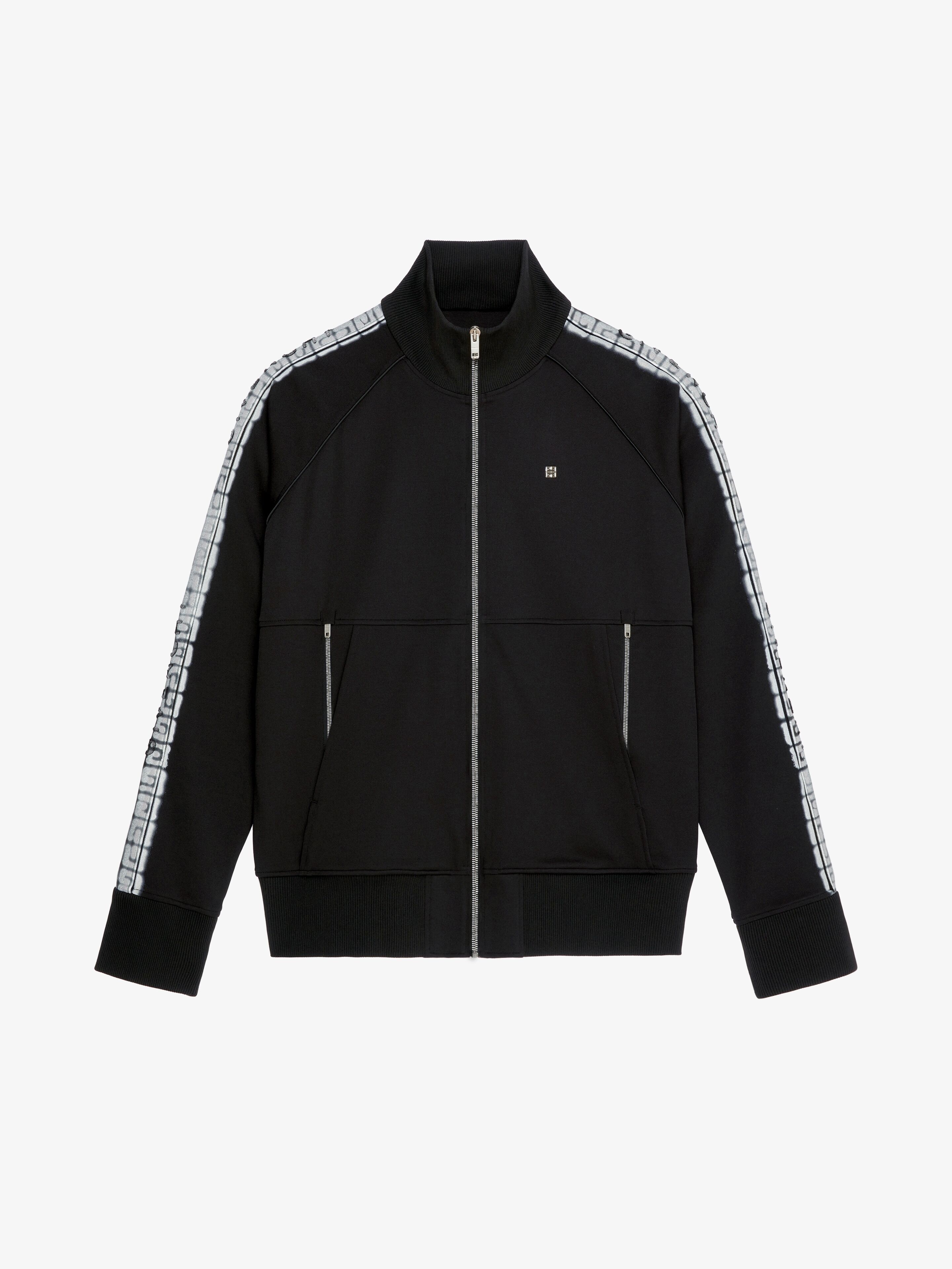 OVERSIZED JOGGER JACKET WITH TAG EFFECT 4G GIVENCHY WEBBING - 1