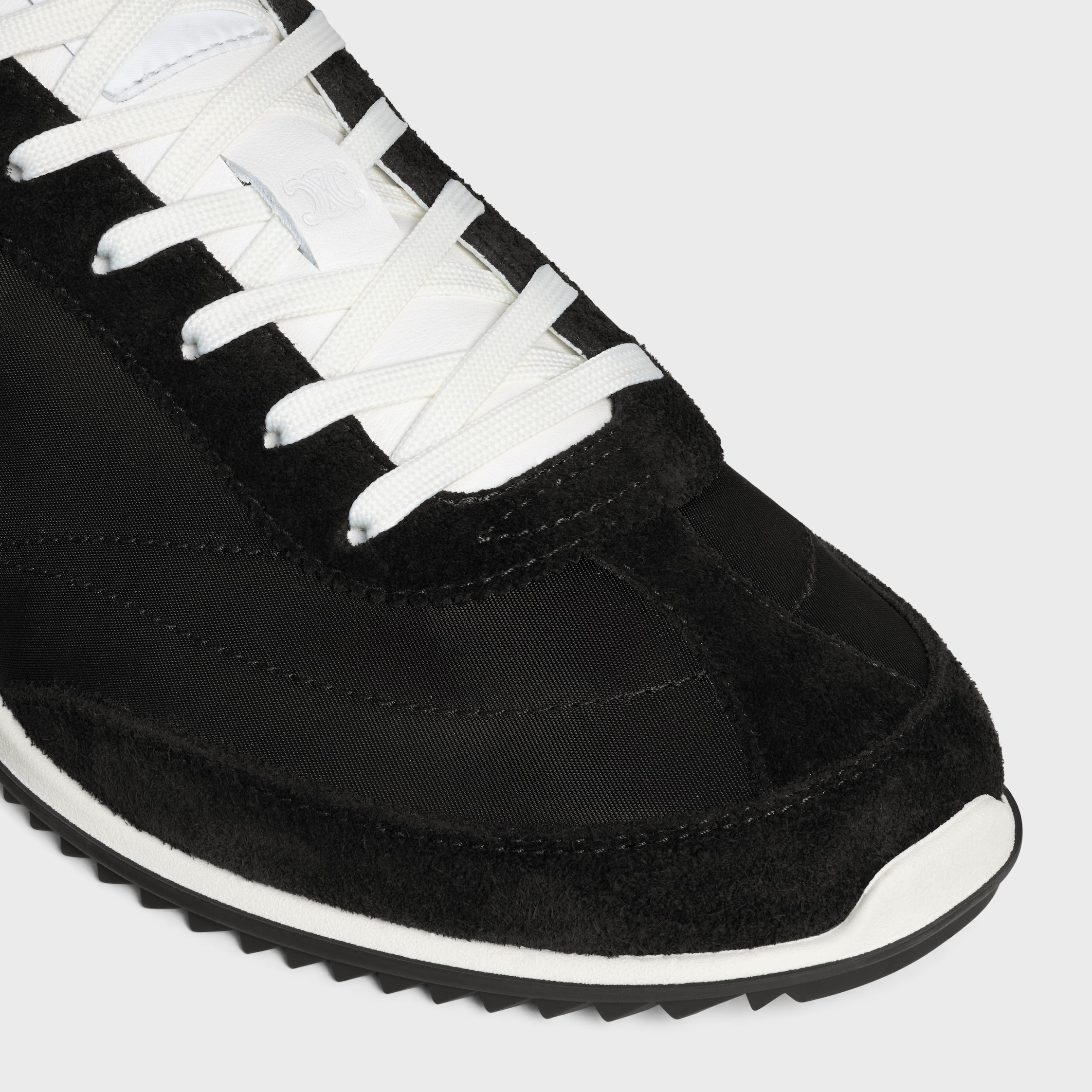 CELINE RACER LOW TOP SNEAKER IN NYLON, SUEDE CALFSKIN AND CALFSKIN - 4
