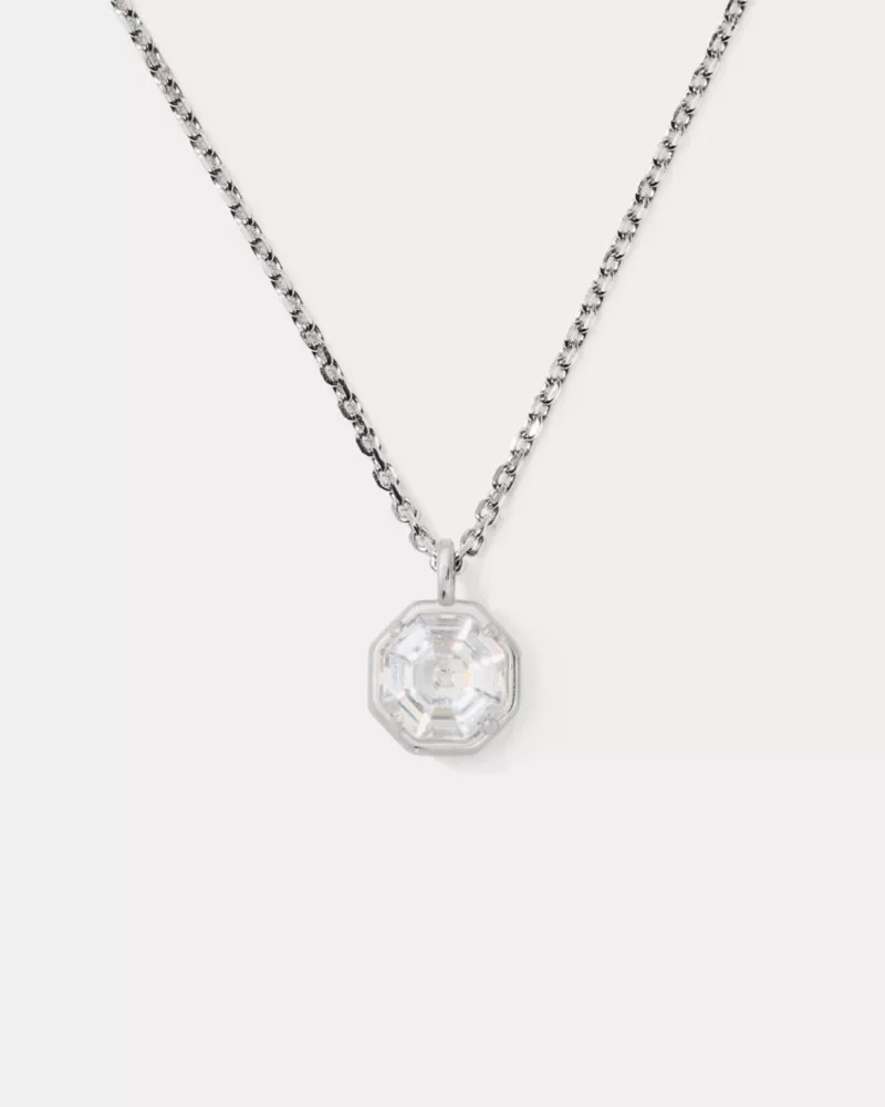 Opulence Octagon Stone Pendant - 1