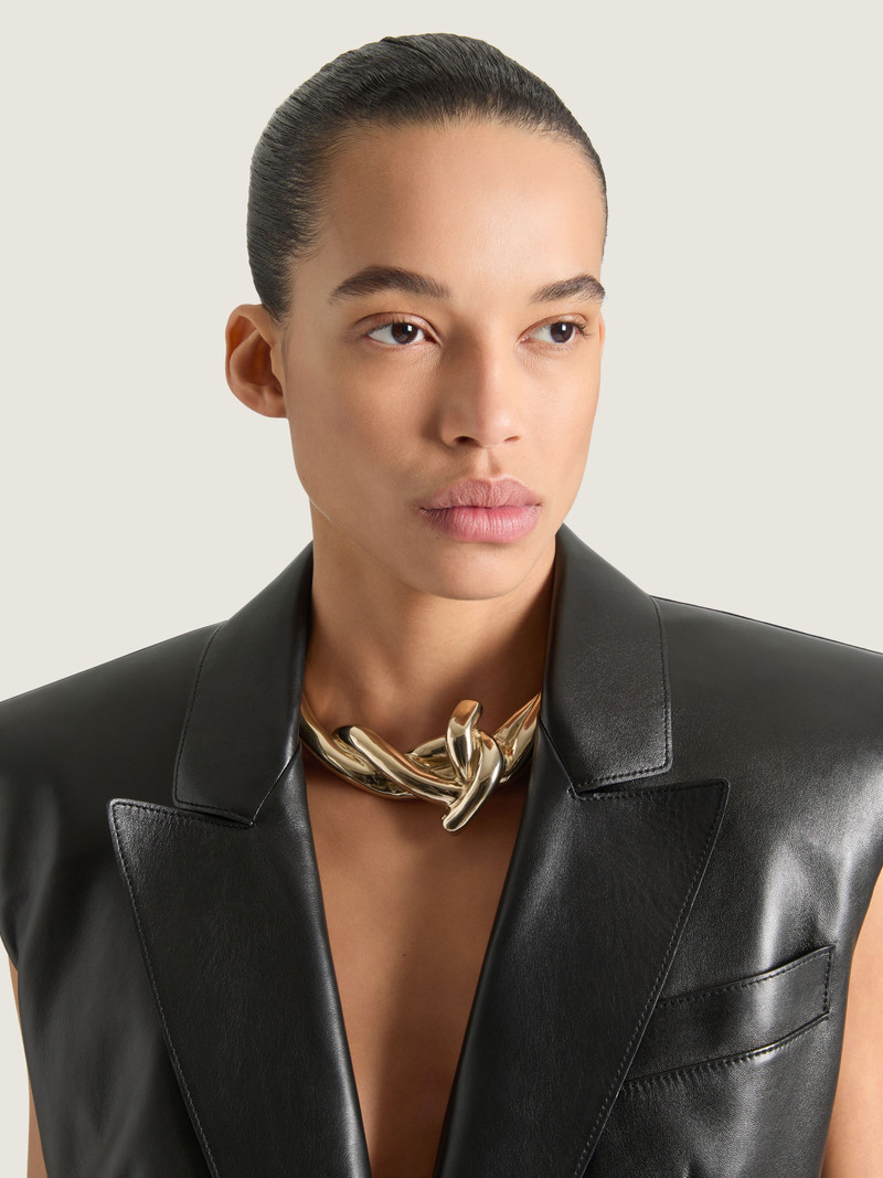 Givenchy CHAIN LINK TORQUE NECKLACE IN METAL outlook