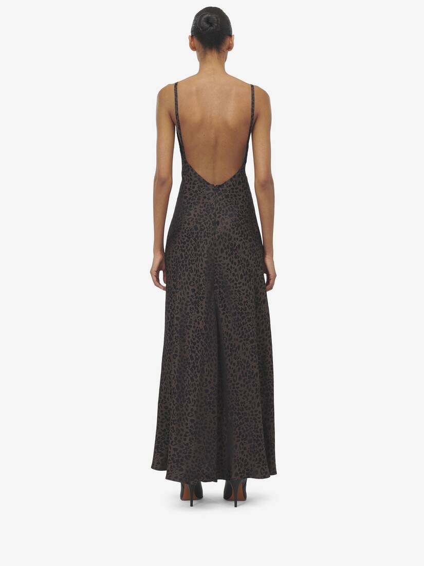 Leopard Jacquard Dress - 4