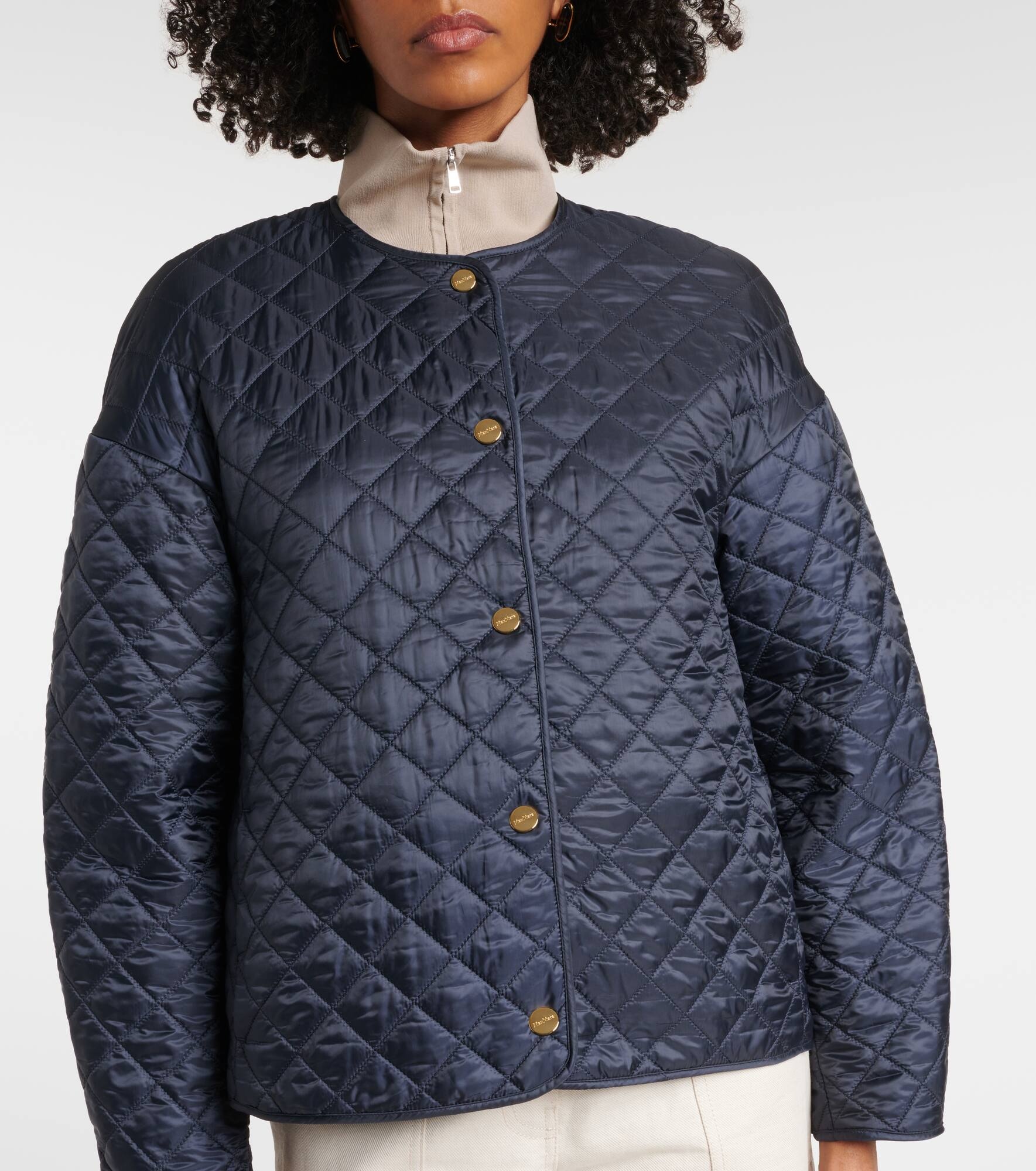 The Cube Luci quilted padded jacket - 6