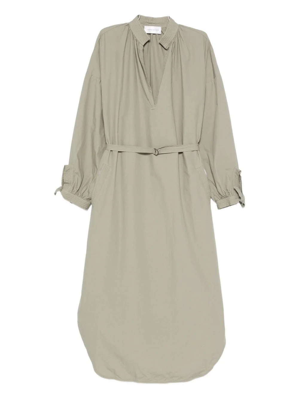 belted shirt dress - 1