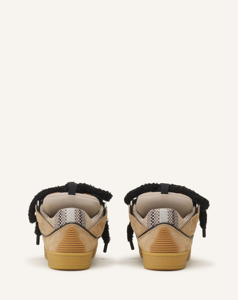 CURB SUEDE SNEAKERS WITH MESH LACES 3