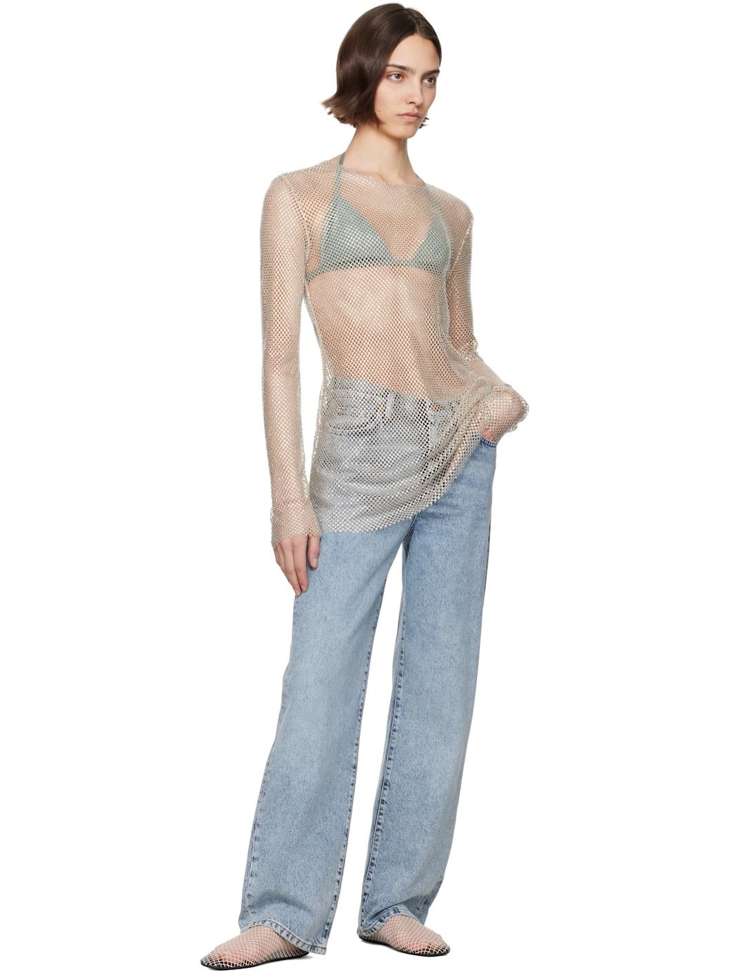 Blue Sofie Relaxed Leg Jeans - 4