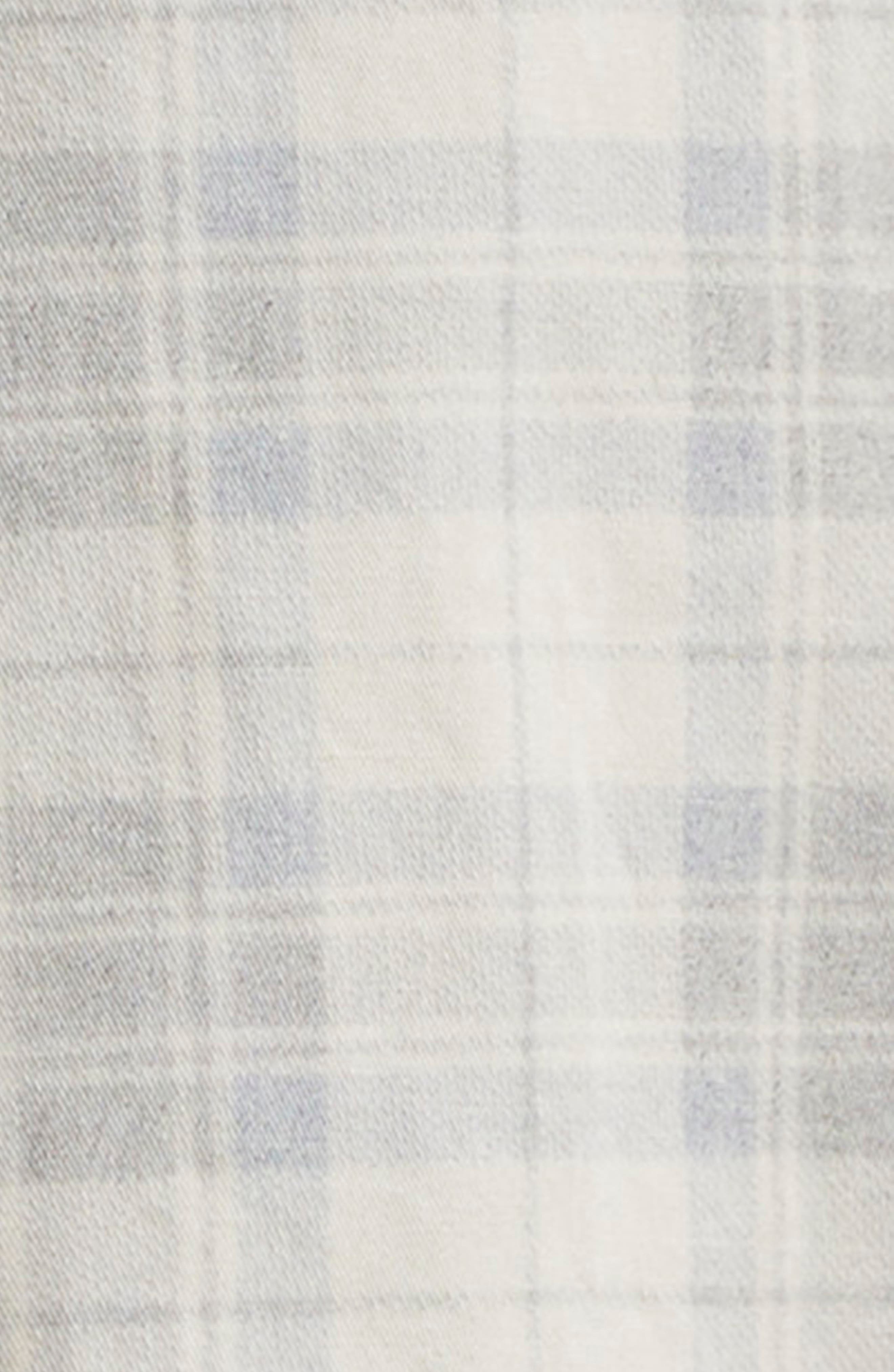 MM6 Maison Margiela Reversible Plaid Button-Up Shirt in Black/White at Nordstrom - 8