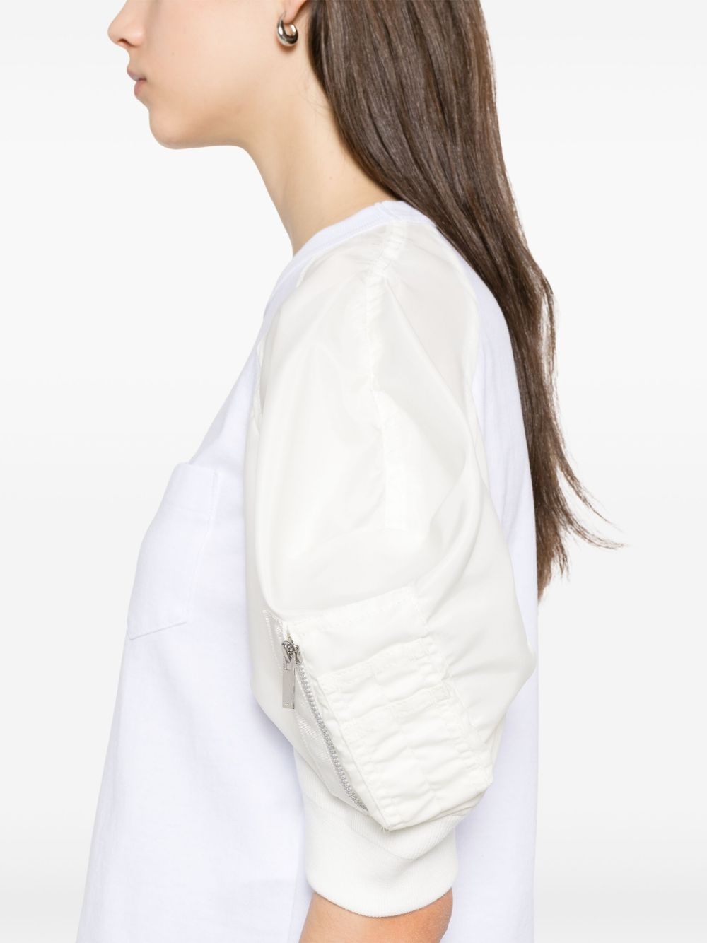 short puff-sleeves T-shirt - 5