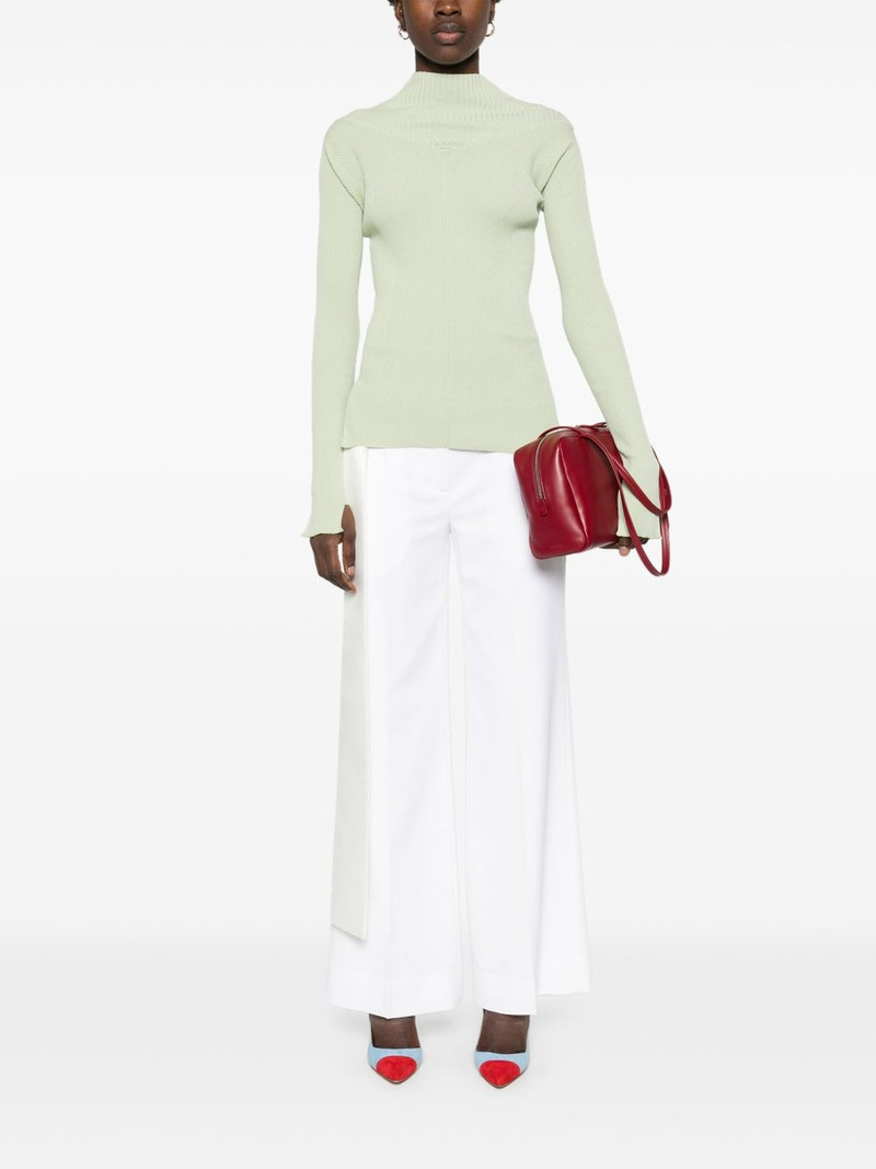 Victoria Beckham ribbed top outlook