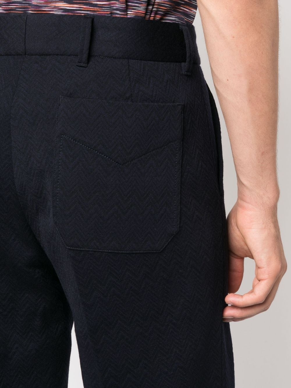 straight-leg wool-blend trousers - 5