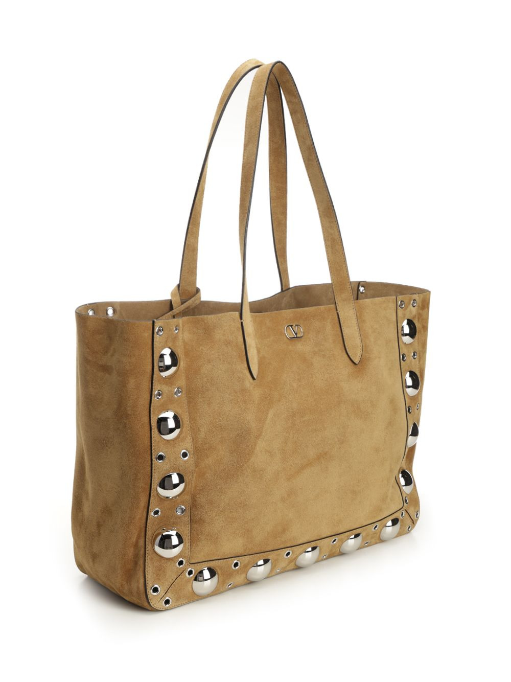 NellcôTe Large Suede Shopping Bag Handbags Brown - 2