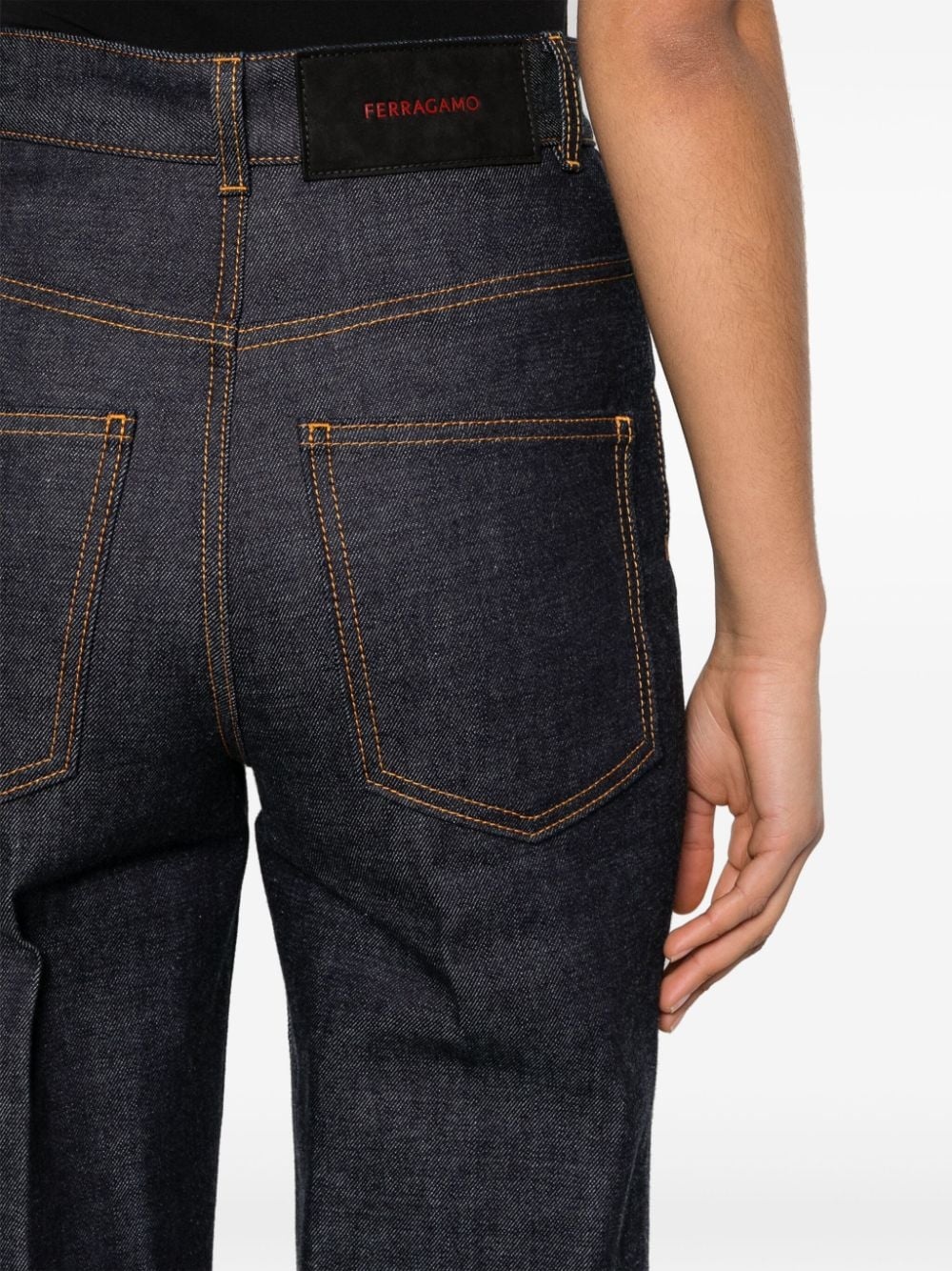 high-rise wide-leg jeans - 5