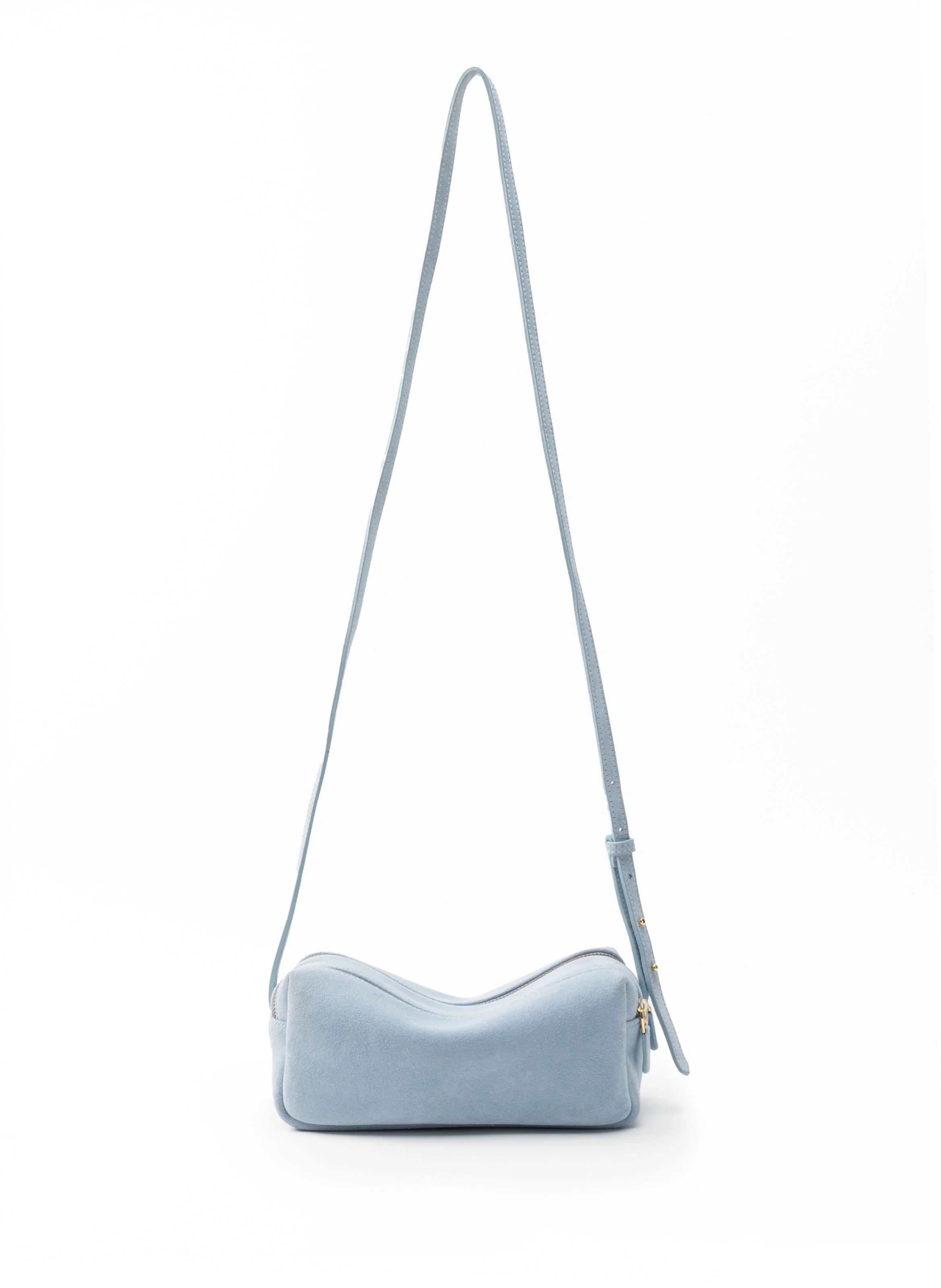 Mini Trousse Suede Light Blue - 1
