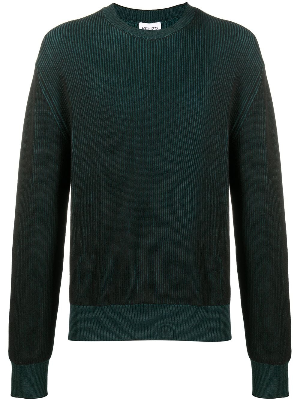 ribbed crew neck jumper - 1