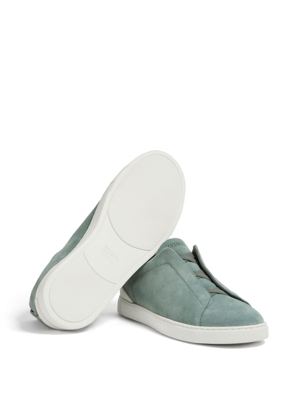 Triple Stitch suede sneakers - 4