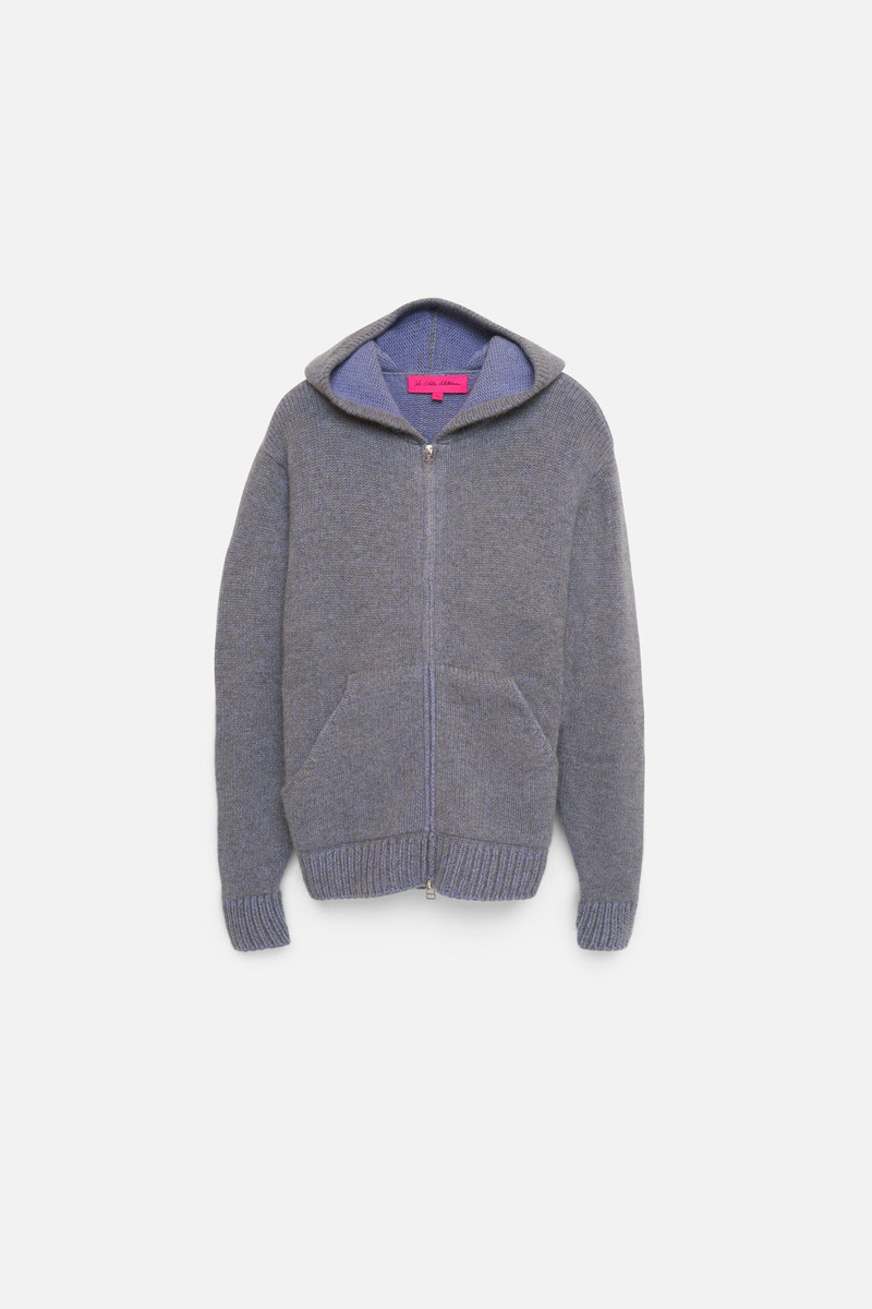 PLAITED ZIP HOODIE 1