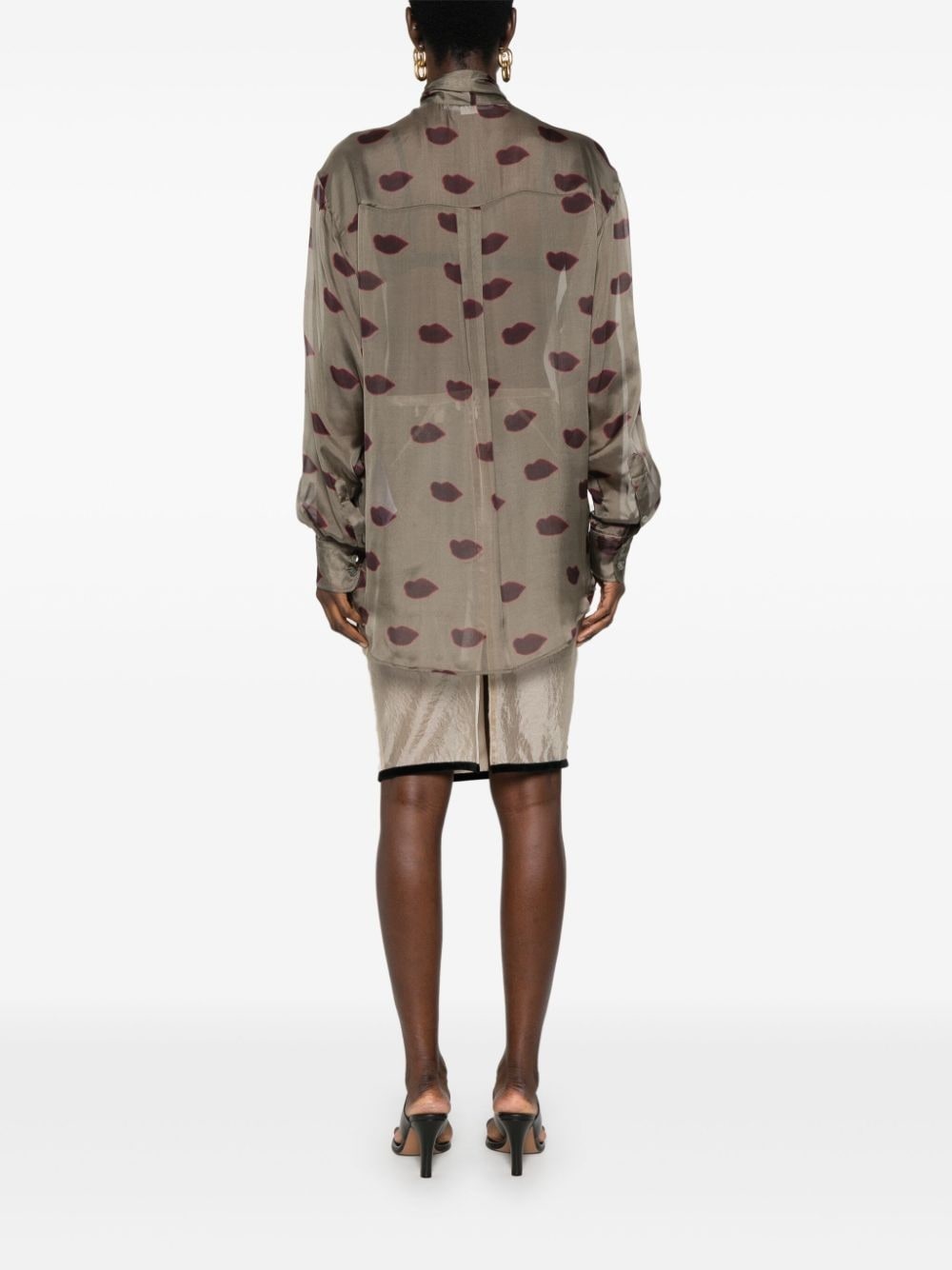 abstrac-print shirt - 4