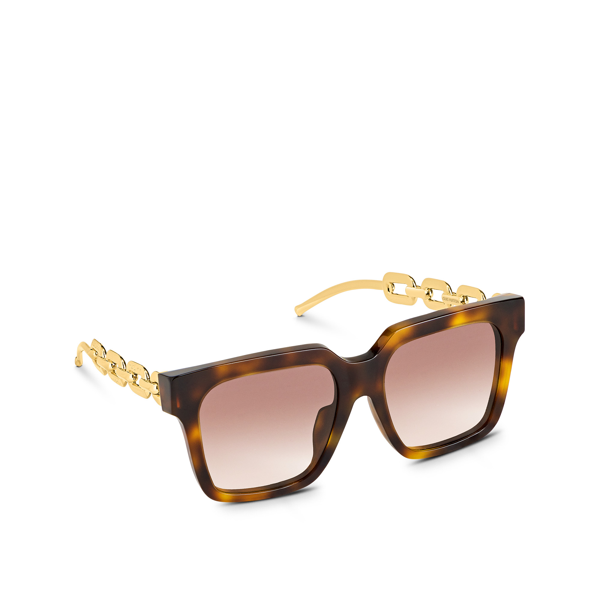 LV Edge Large Square Sunglasses - 1