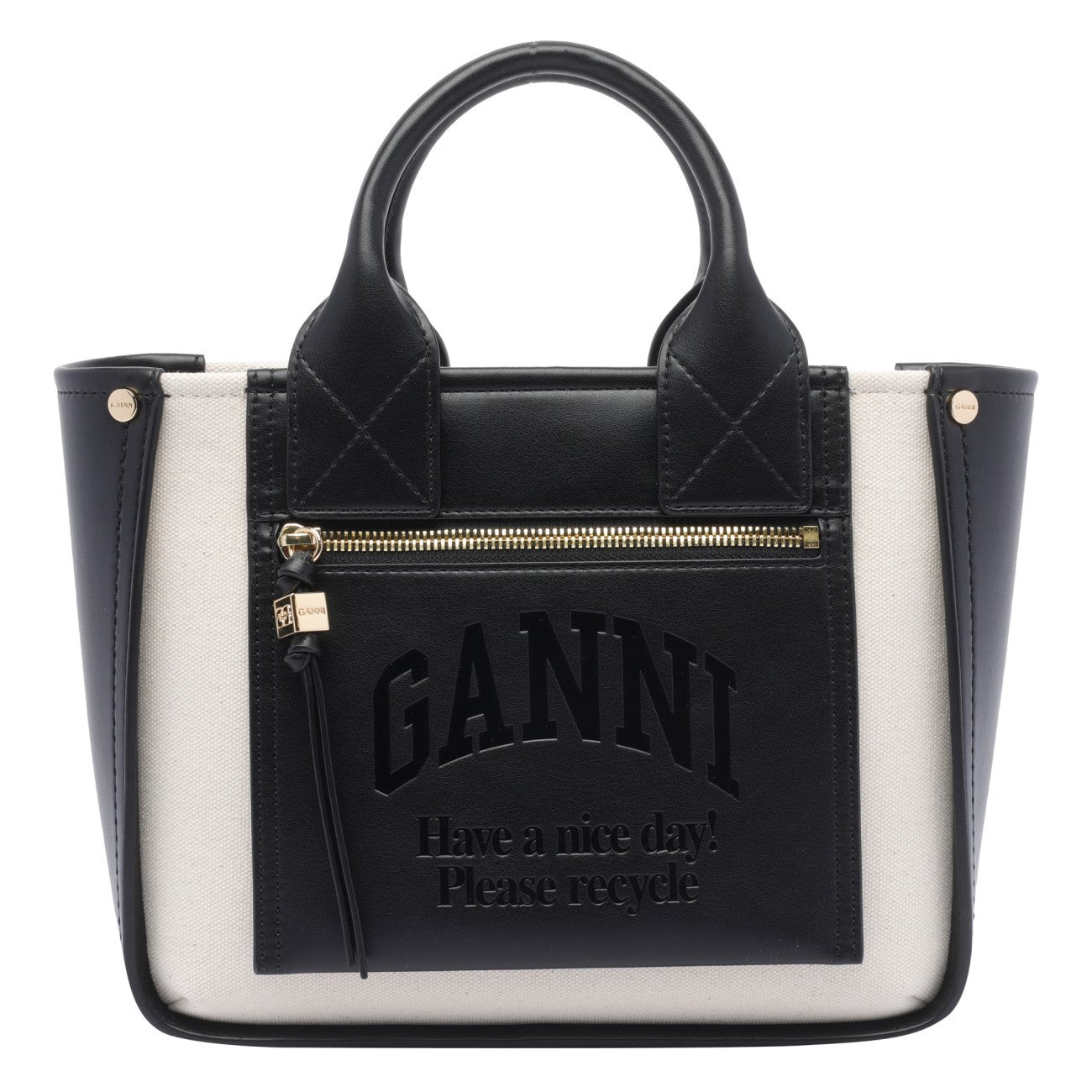 Ganni Women Small Pocket Tote Bag - 1