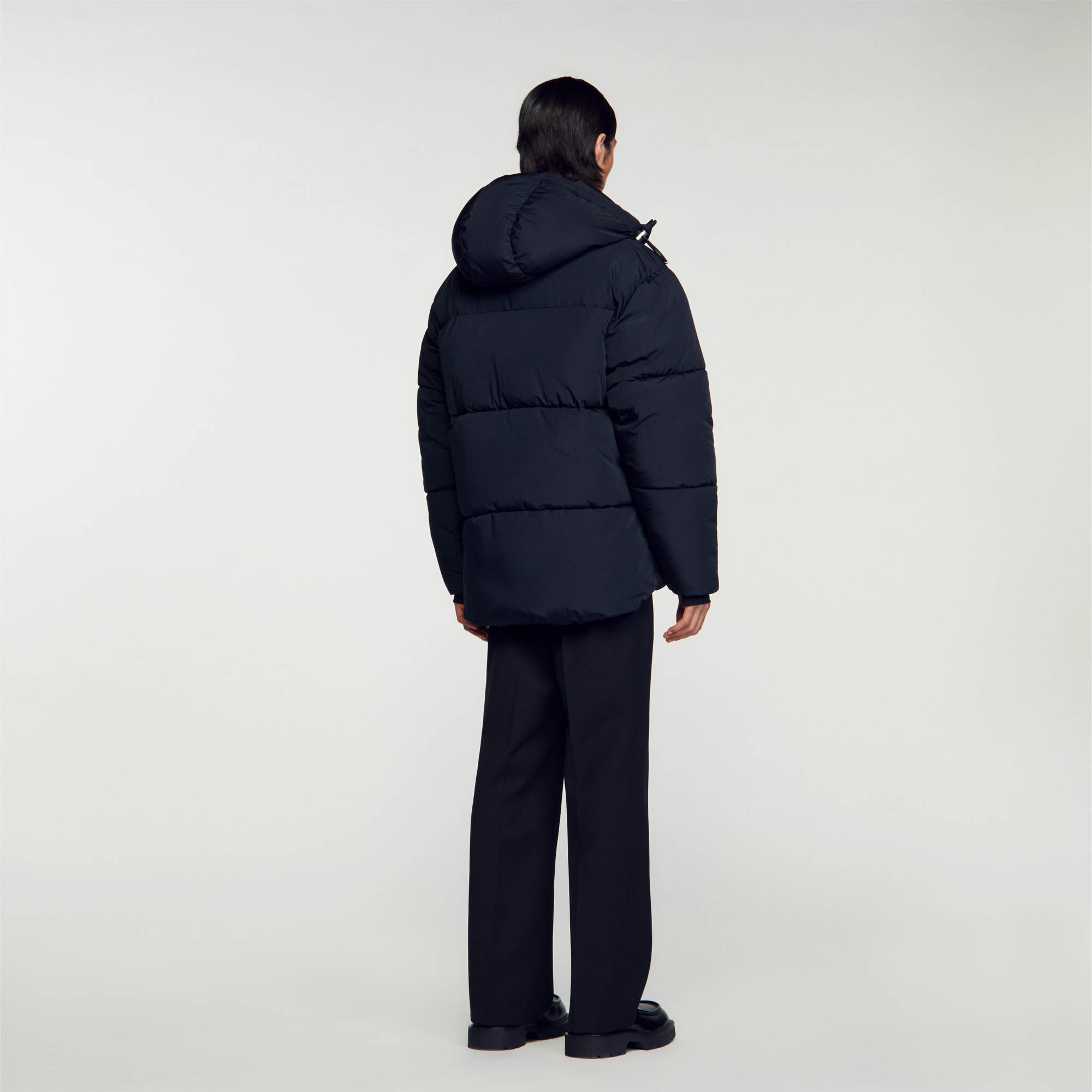 3/4-LENGTH HOODED PUFFER JACKET - 6