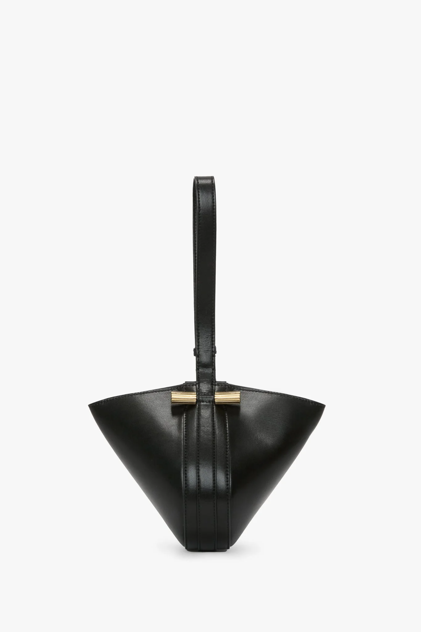 Portofino Dia Clutch In Black Leather - 1
