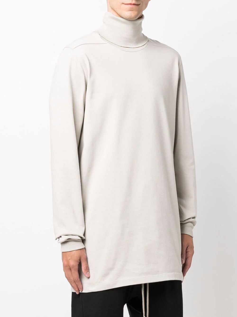 roll-neck organic-cotton sweatshirt - 3