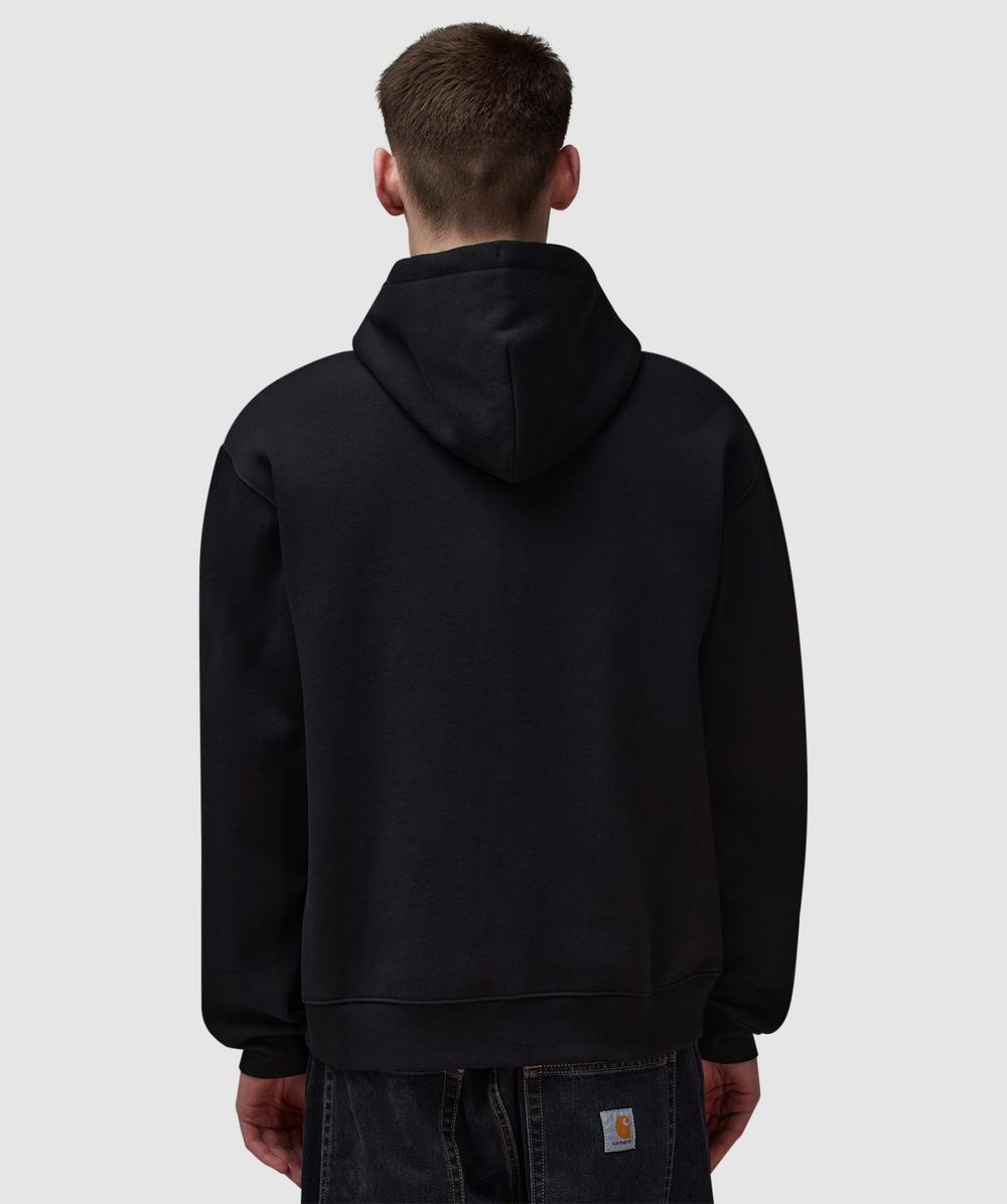 Cursive small logo zip hoodie - 3
