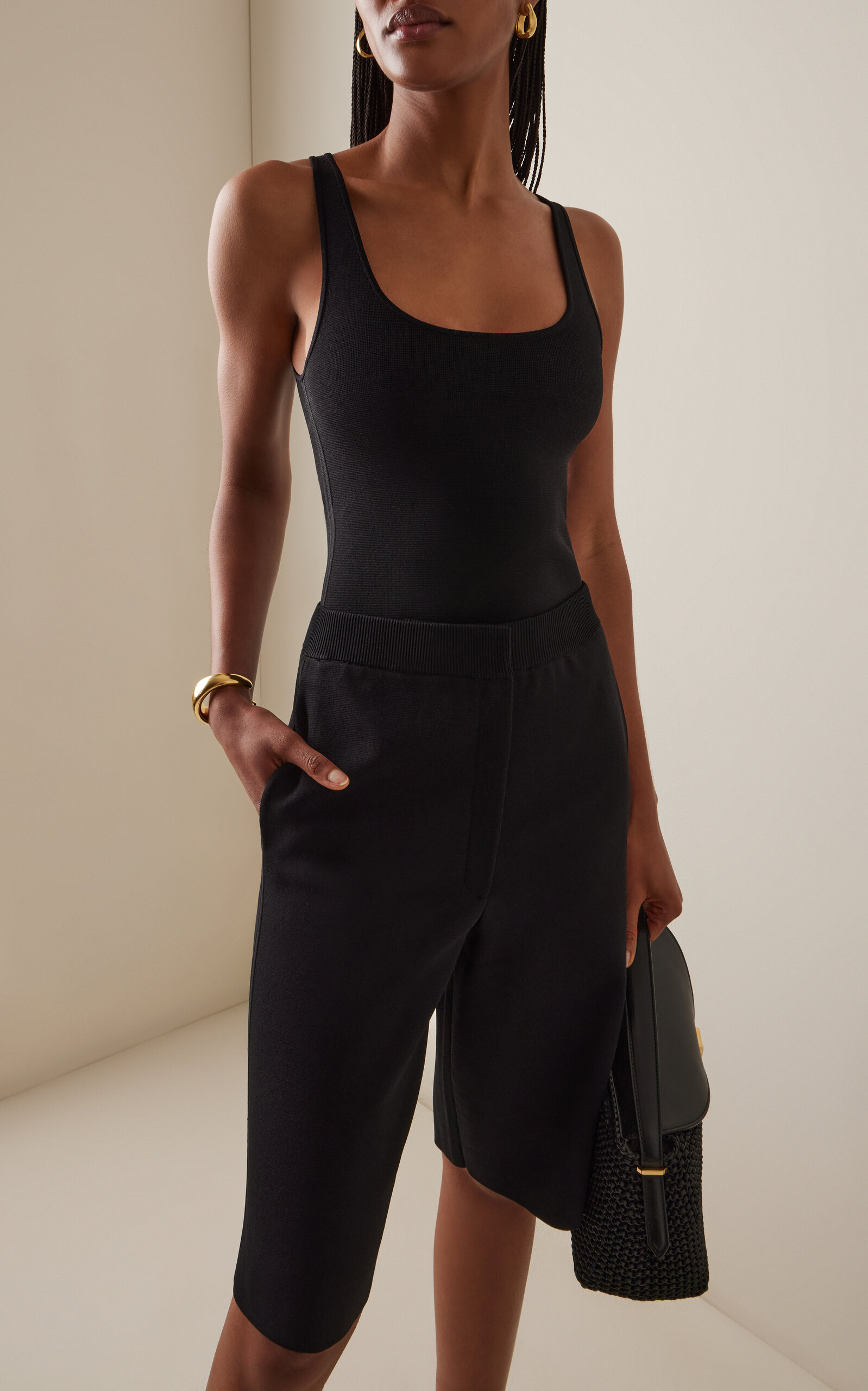 Compact Knit Tank black - 2