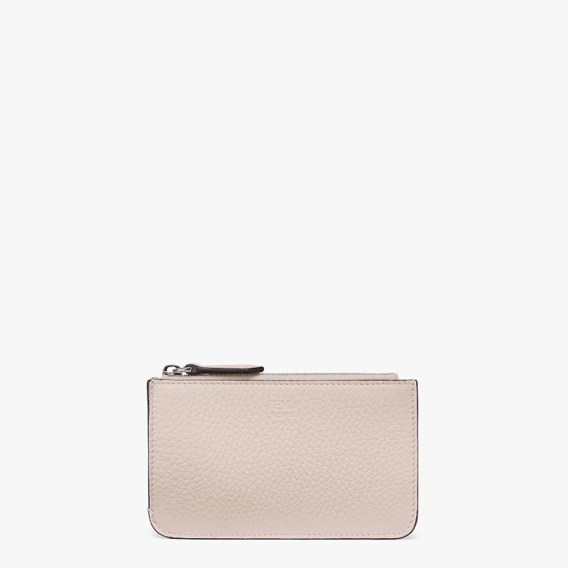 White leather pouch 1