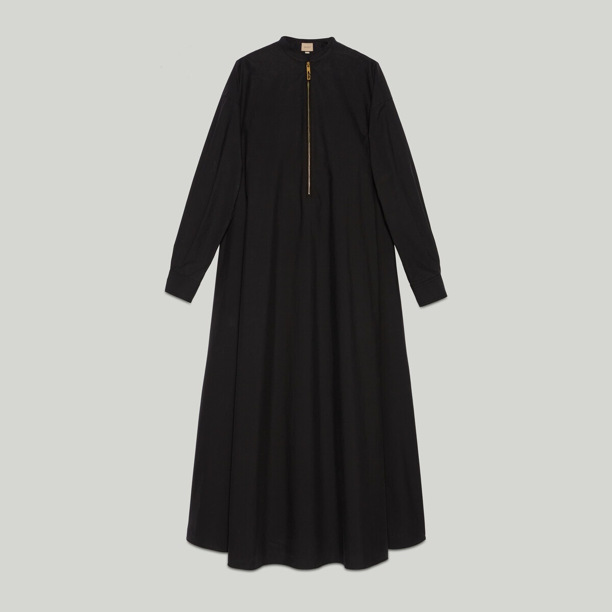 Cotton poplin maxi dress - 1