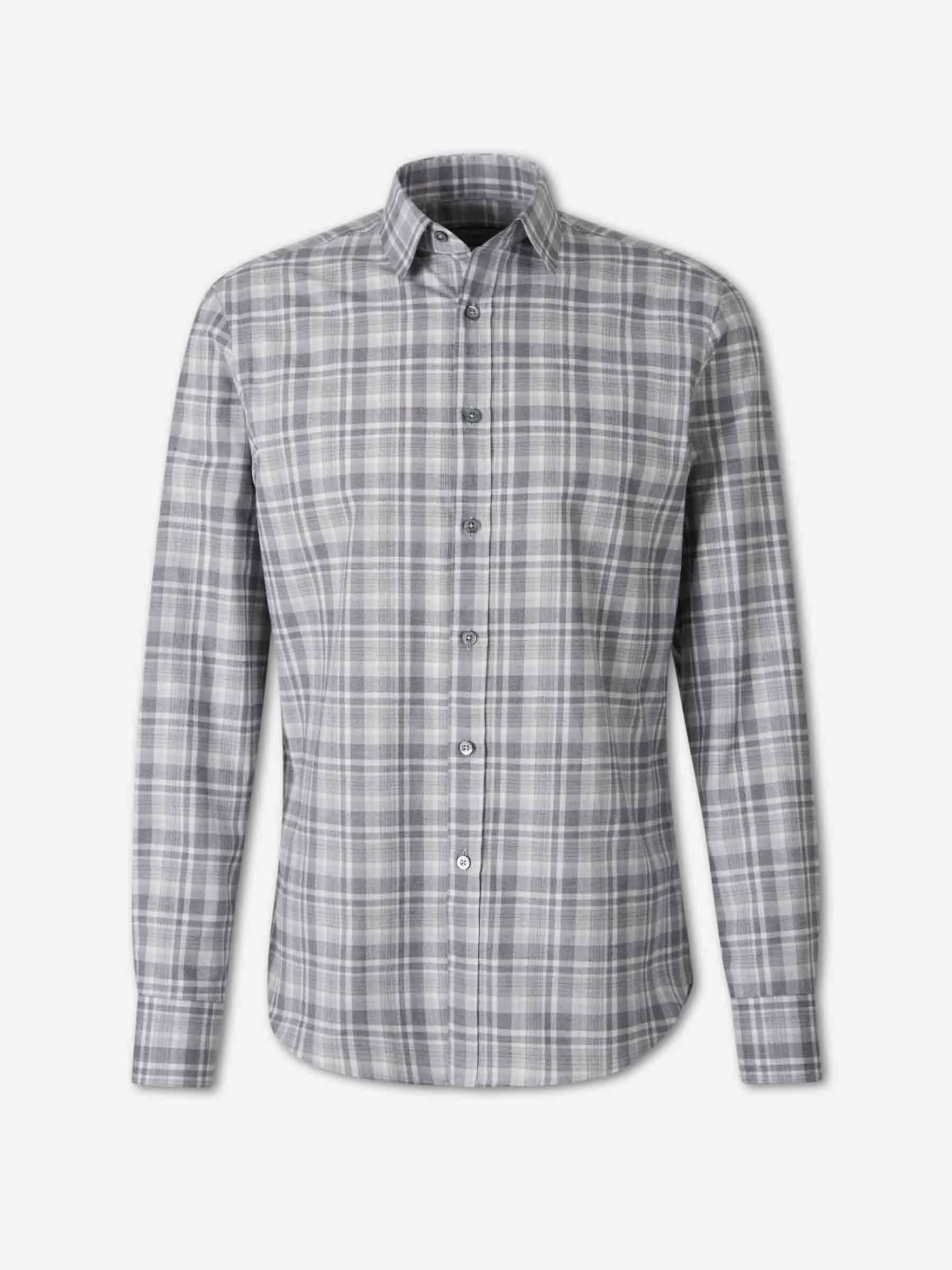 COTTON PLAID SHIRT - 1