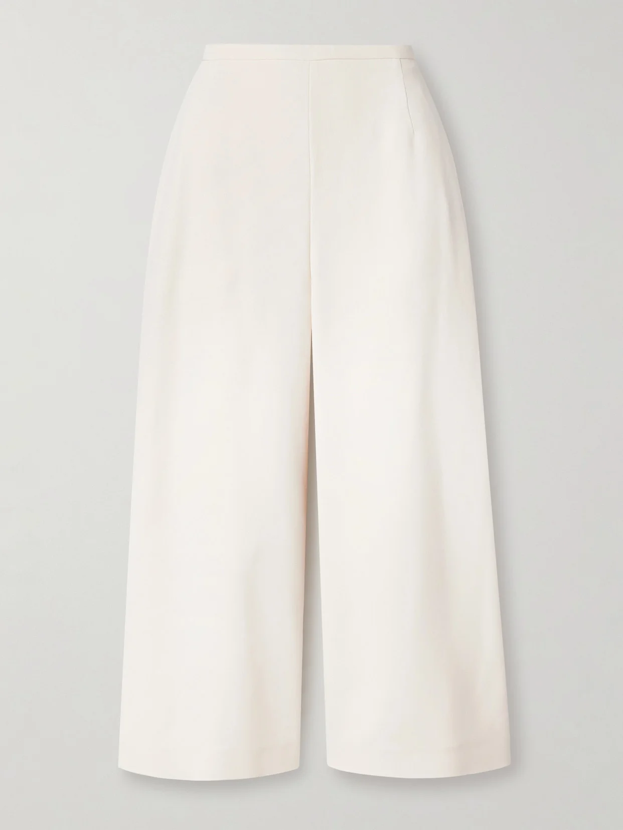 Pat Cropped Crepe Wide-leg Pants - 1