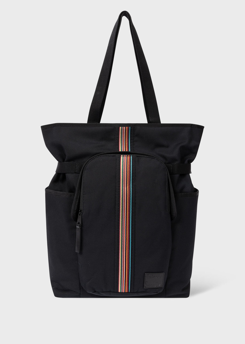 'Signature Stripe' Tote Bag 1