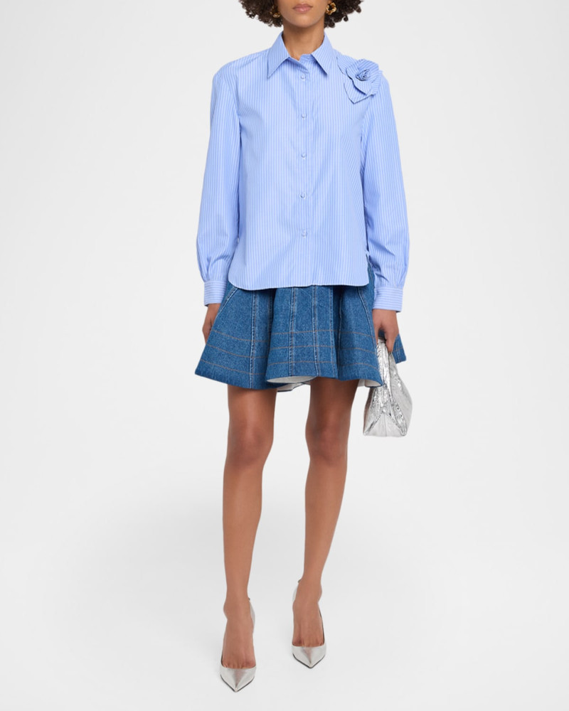 AKNVAS Flor Long-Sleeve Poplin Shirt outlook