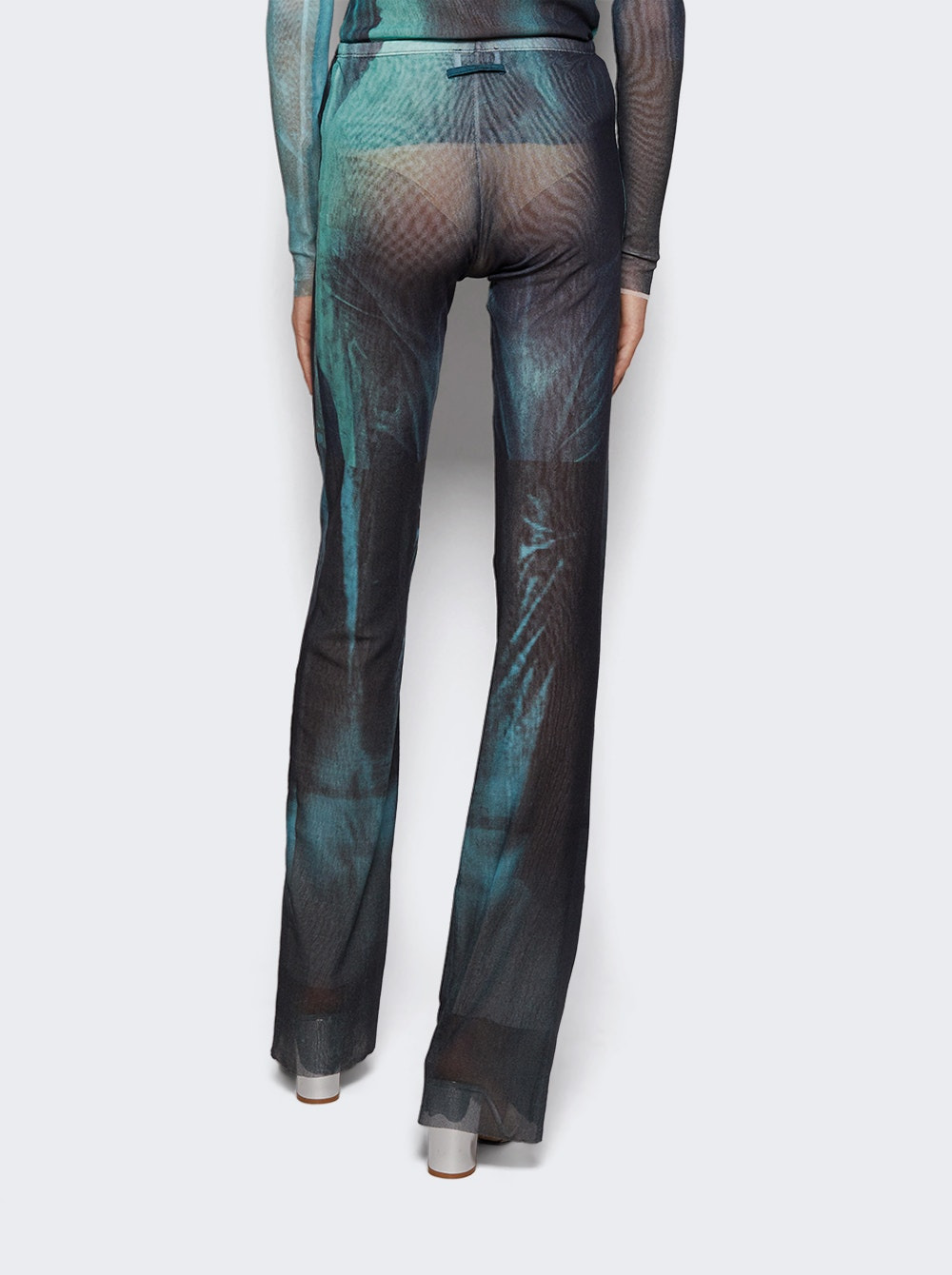 Mesh Trouser Water Print - 4