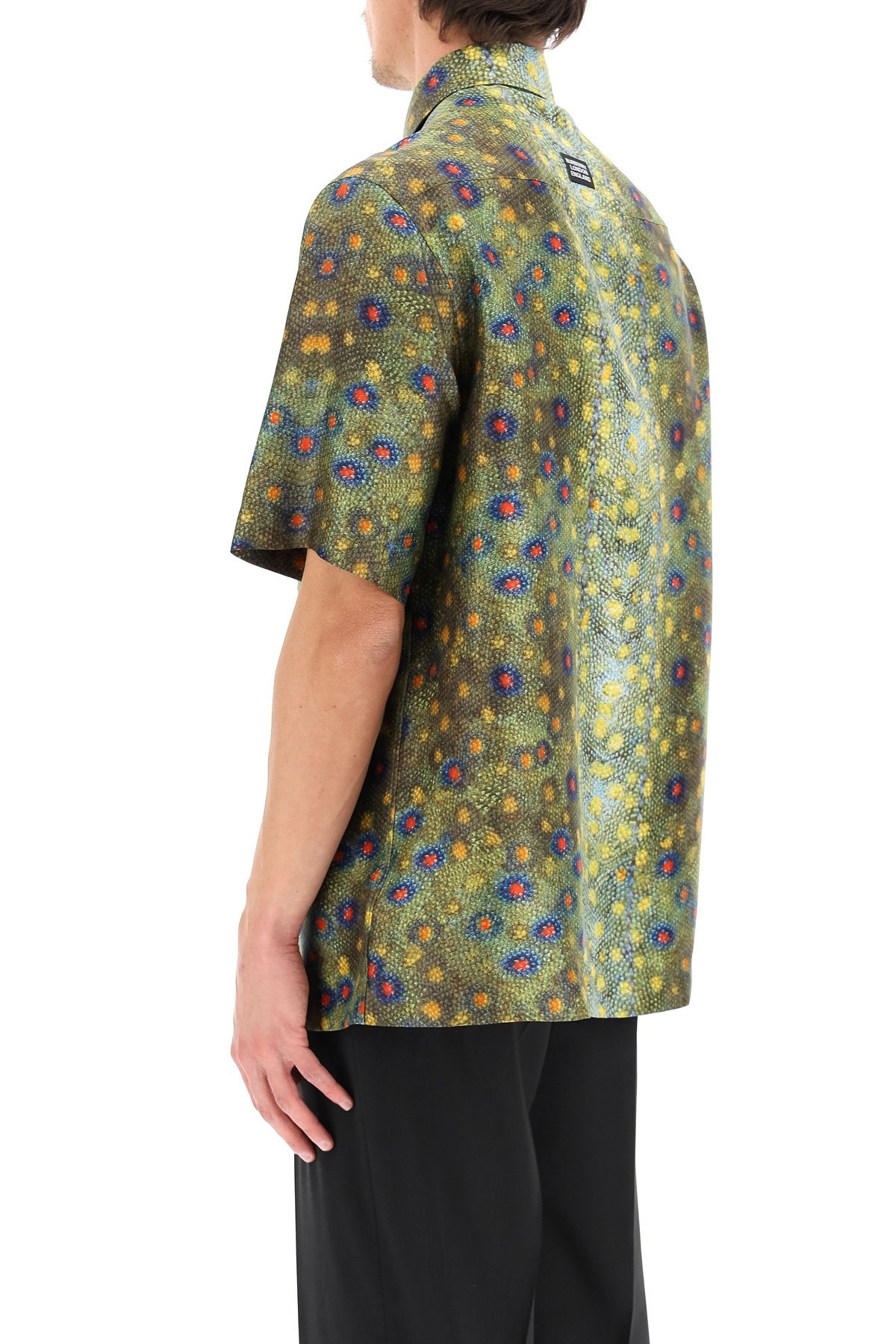 SHORT-SLEEVED SILK SHIRT - 4