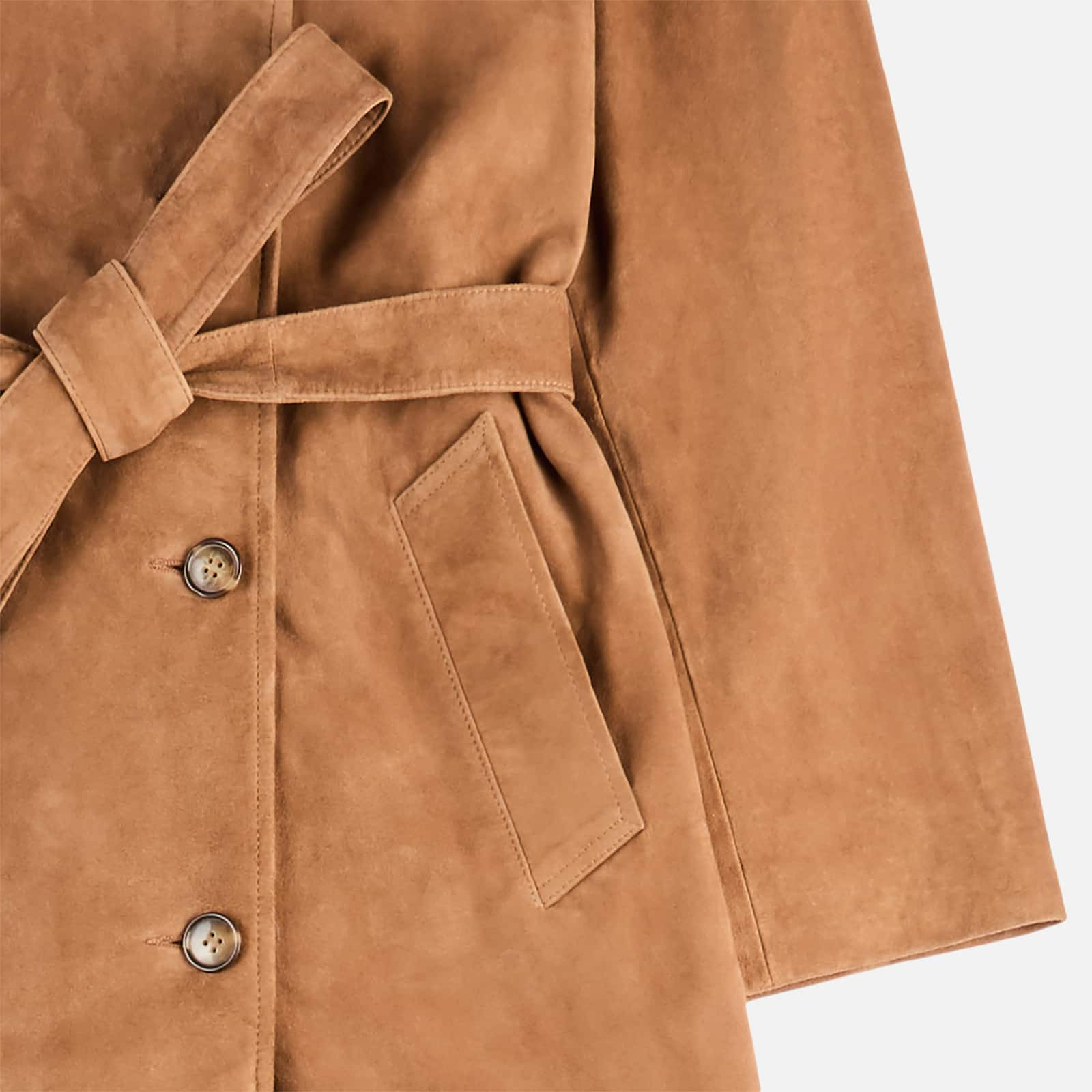 Trench Coat in suede - 8