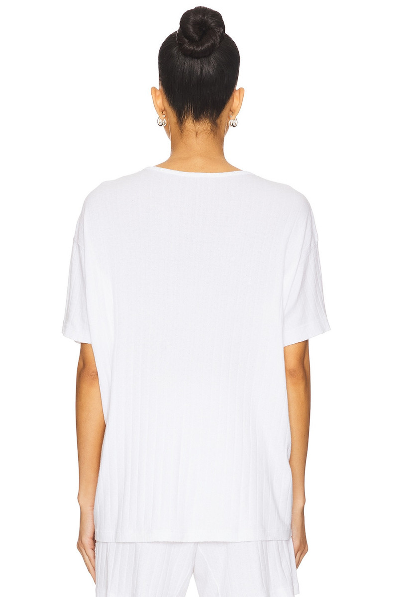 DONNI. Pointelle Oversized Tee outlook