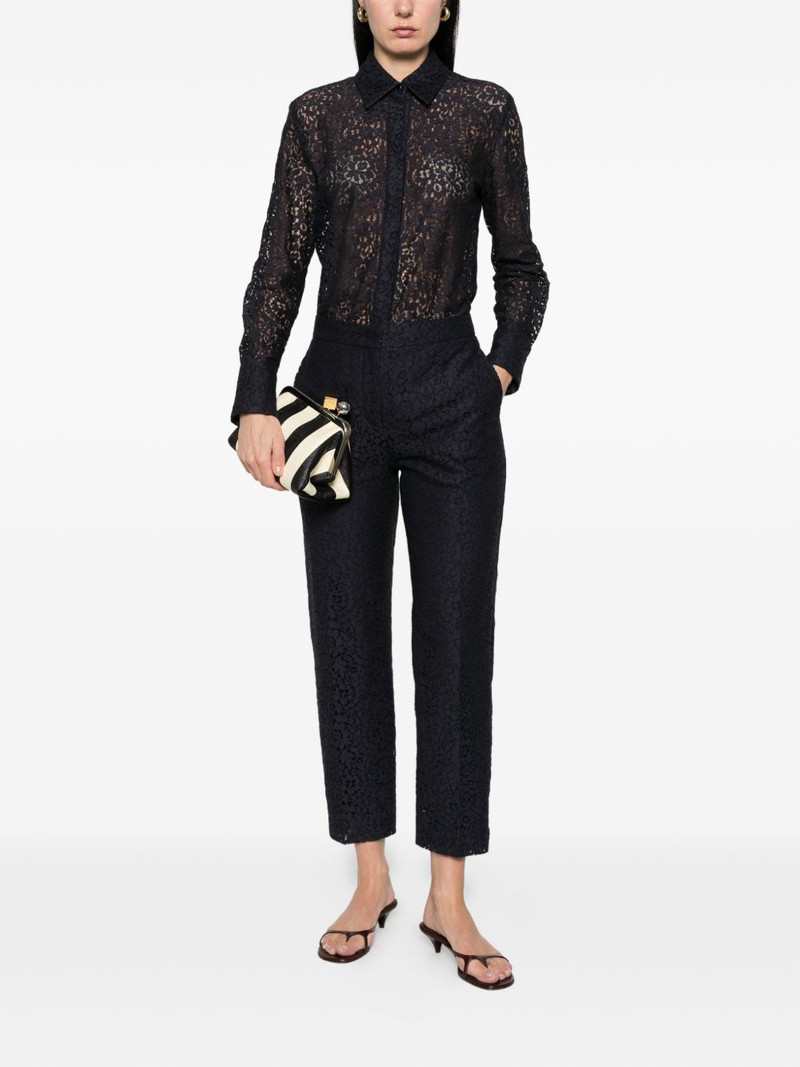 Max Mara Gala long-sleeve lace shirt outlook